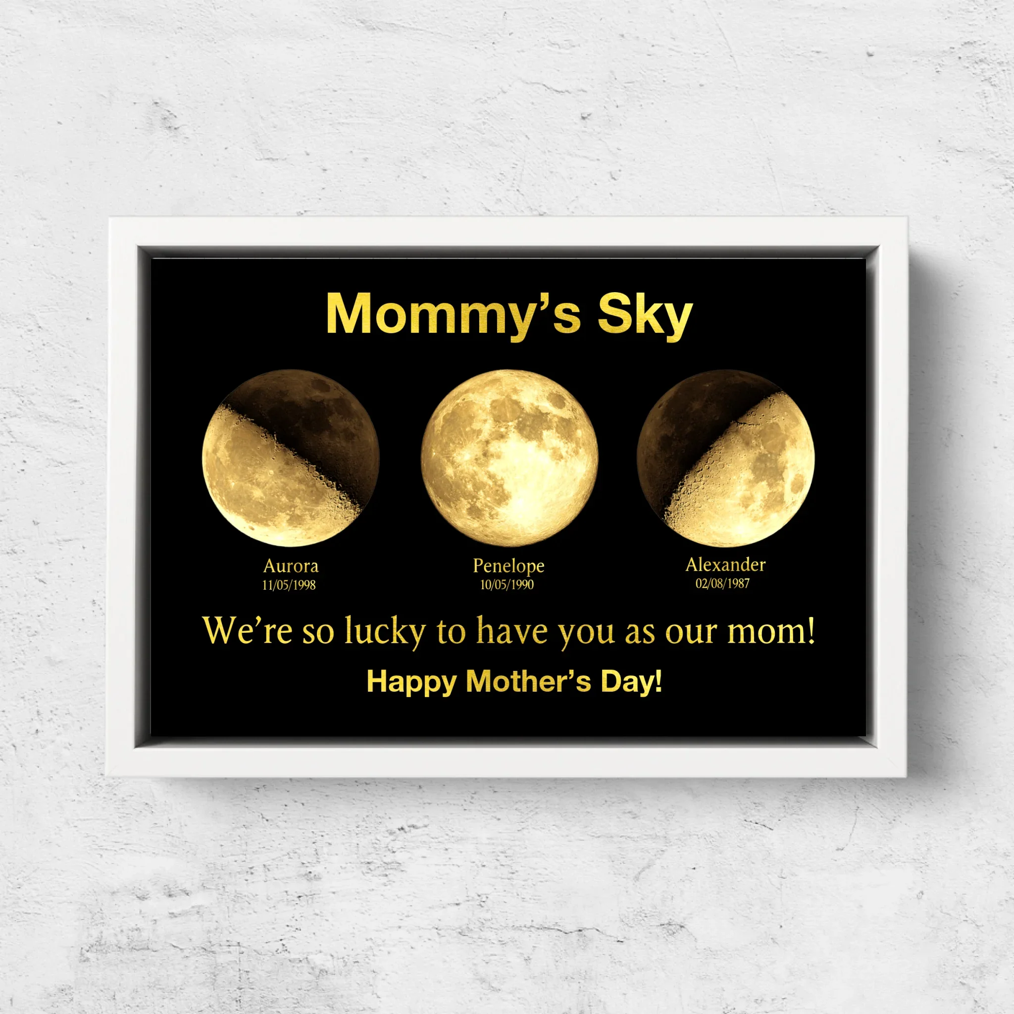 Personalized Canvas "Mommy's Universe" - Image 7