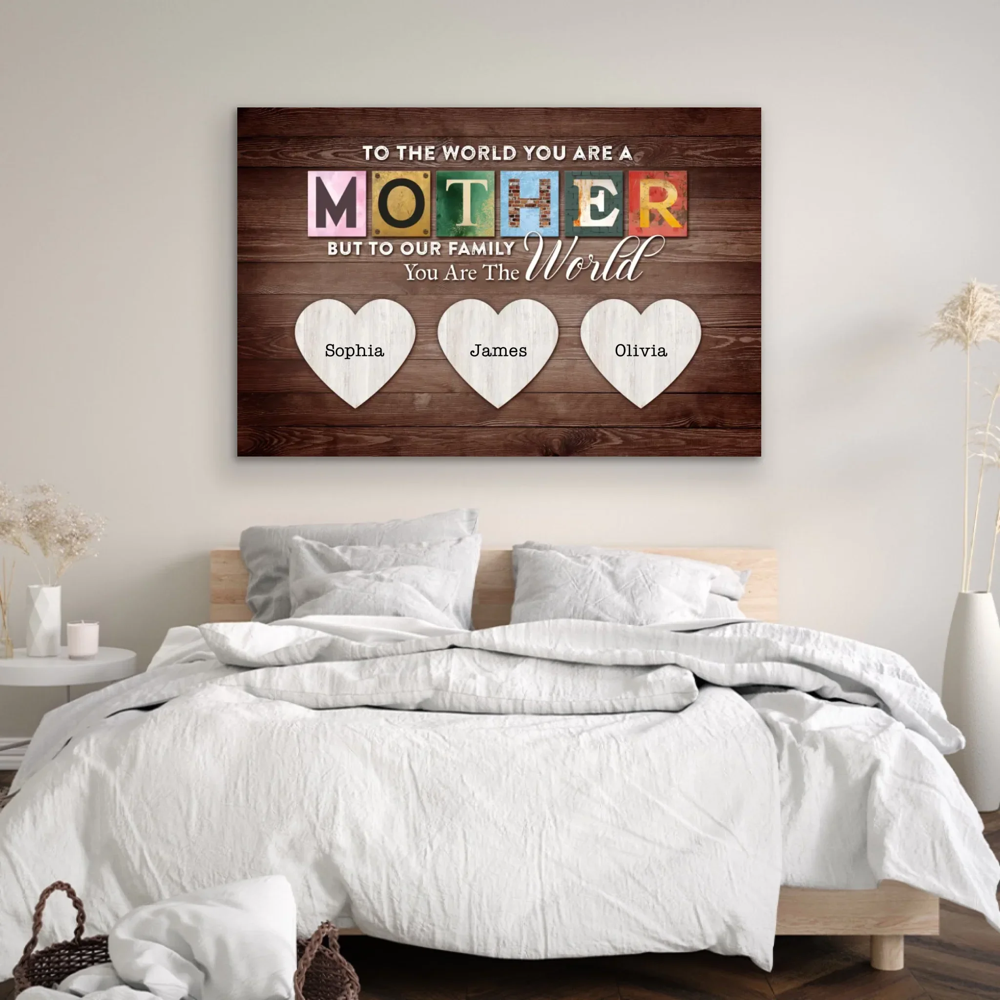 Personalized Canvas "Mom's importance for the family" - Image 3
