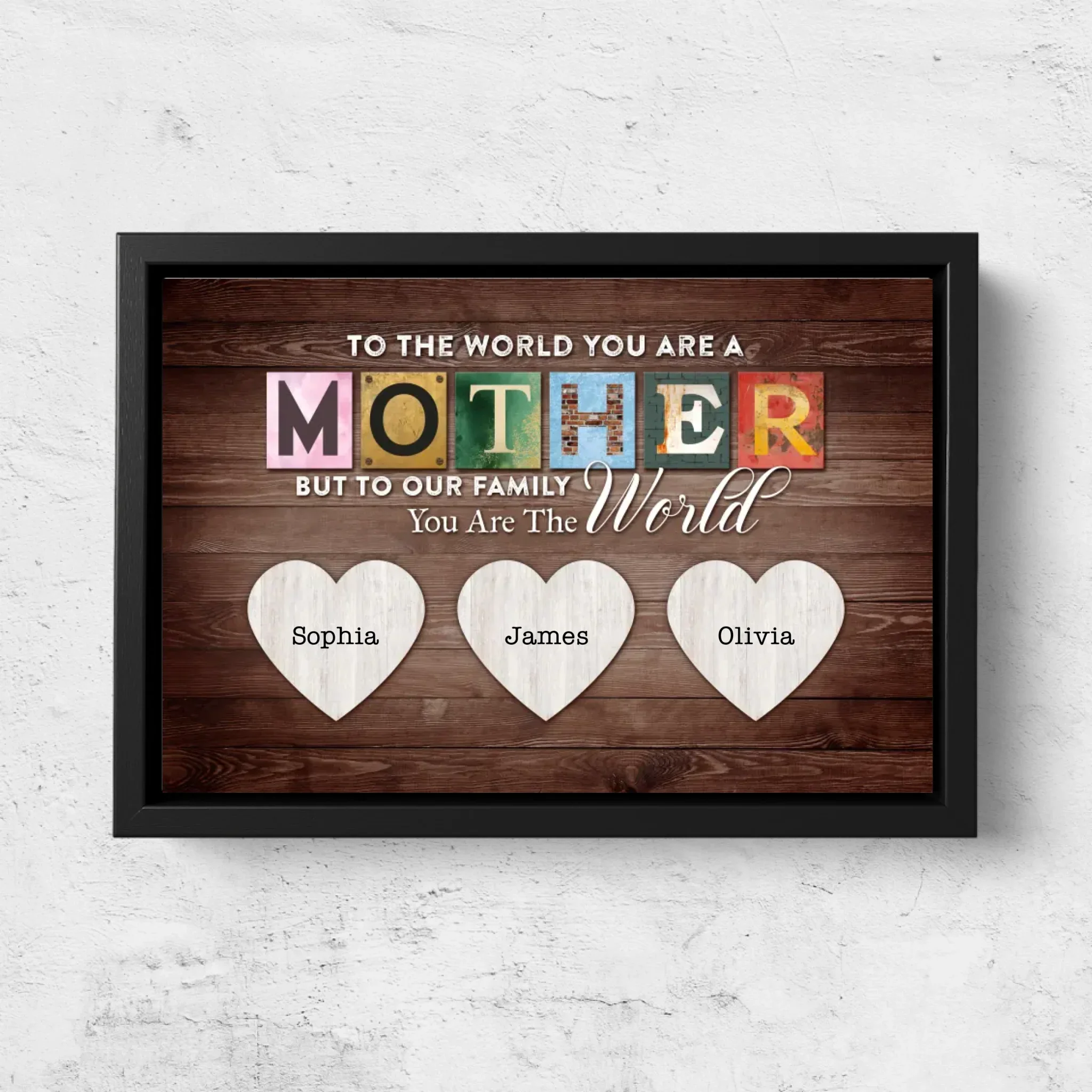 Personalized Canvas "Mom's importance for the family" - Image 5