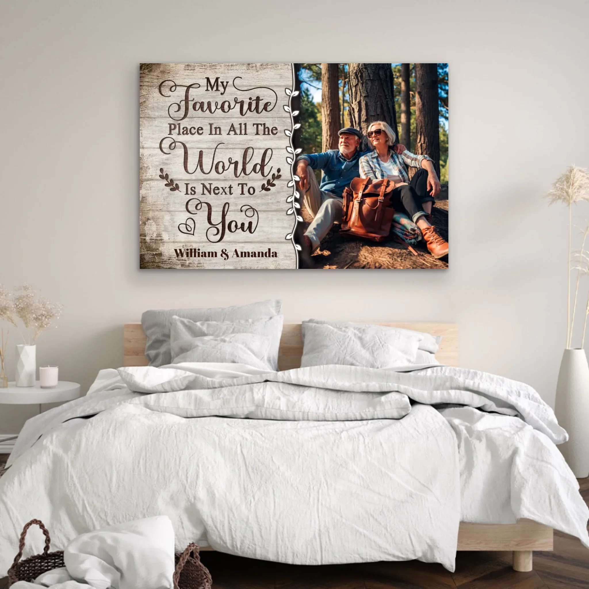 Personalized Canvas “My favorite Place in all the world“ - Image 3
