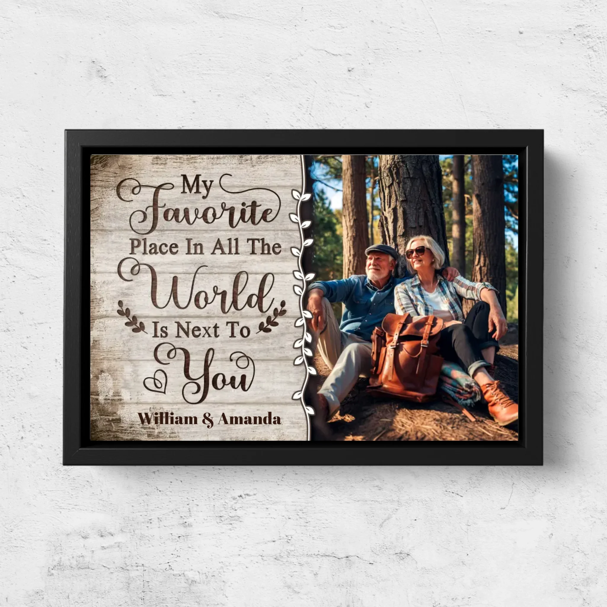 Personalized Canvas “My favorite Place in all the world“ - Image 5