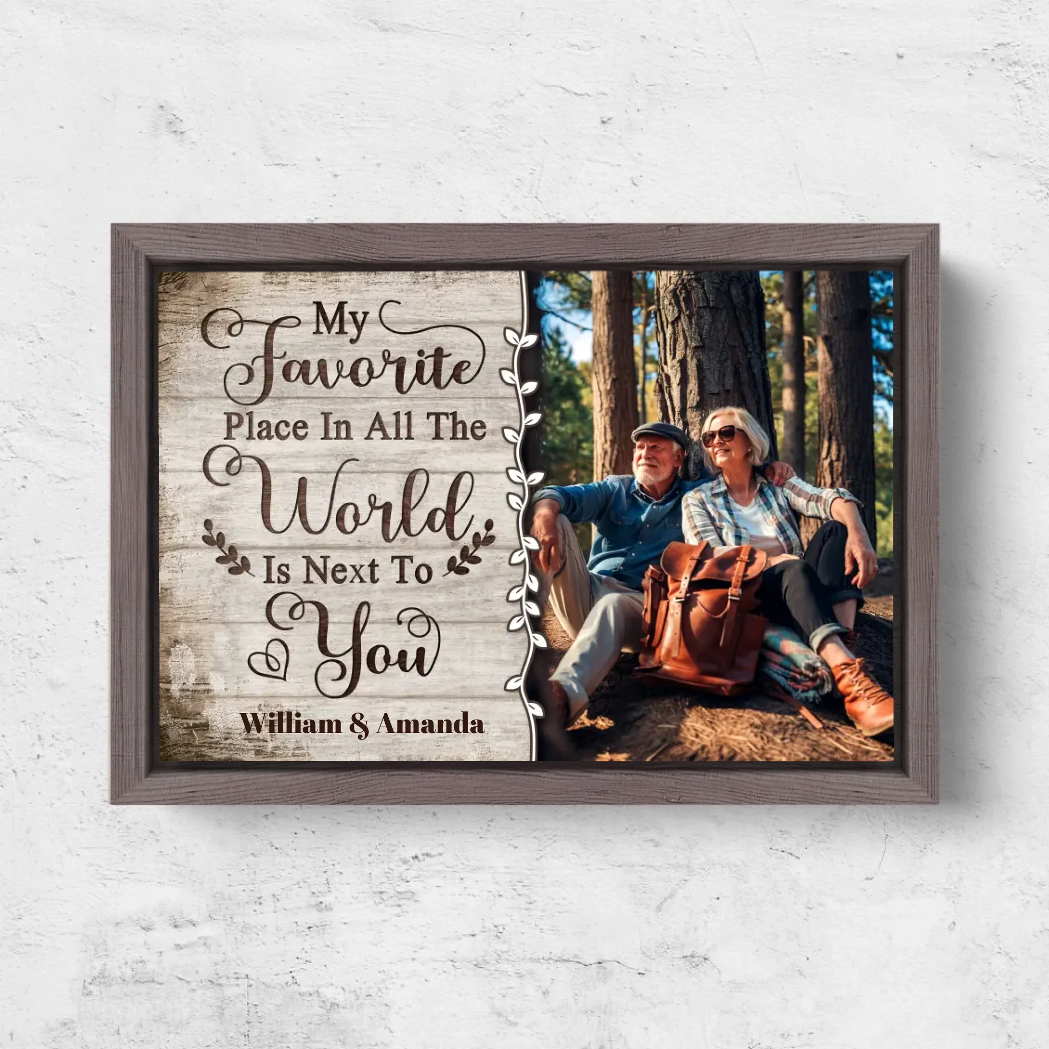 Personalized Canvas “My favorite Place in all the world“ - Image 6