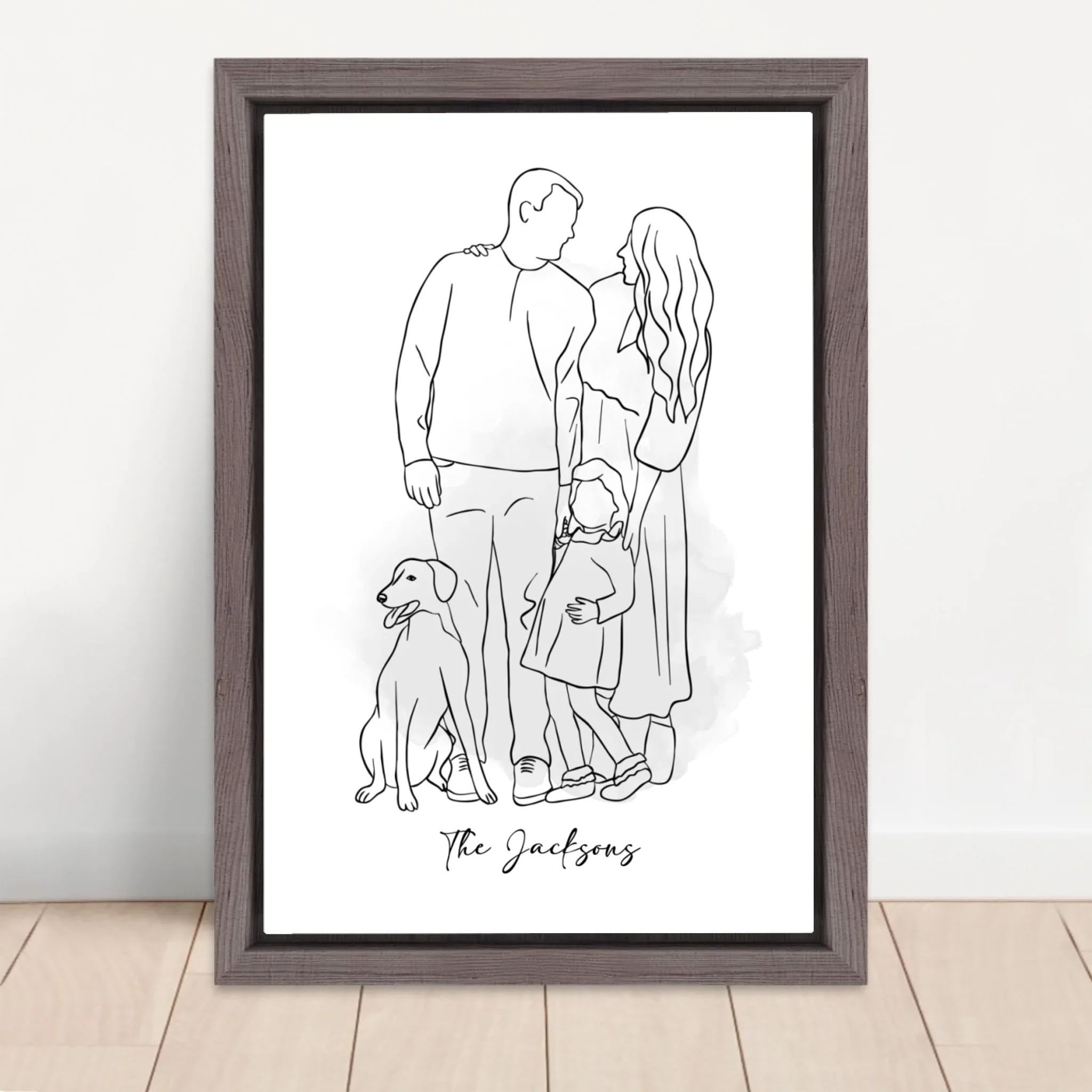 Personalized Canvas – One Line Drawing - Image 5
