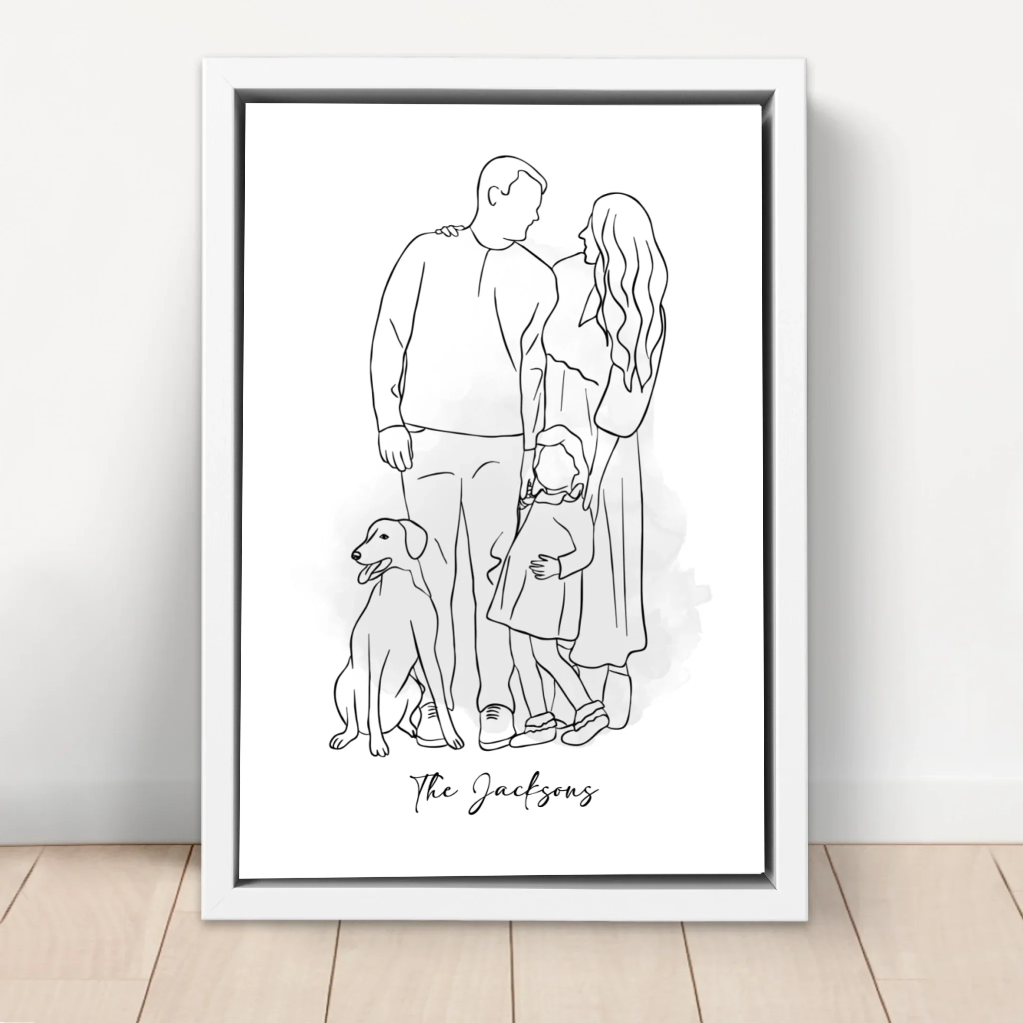 Personalized Canvas – One Line Drawing - Image 6