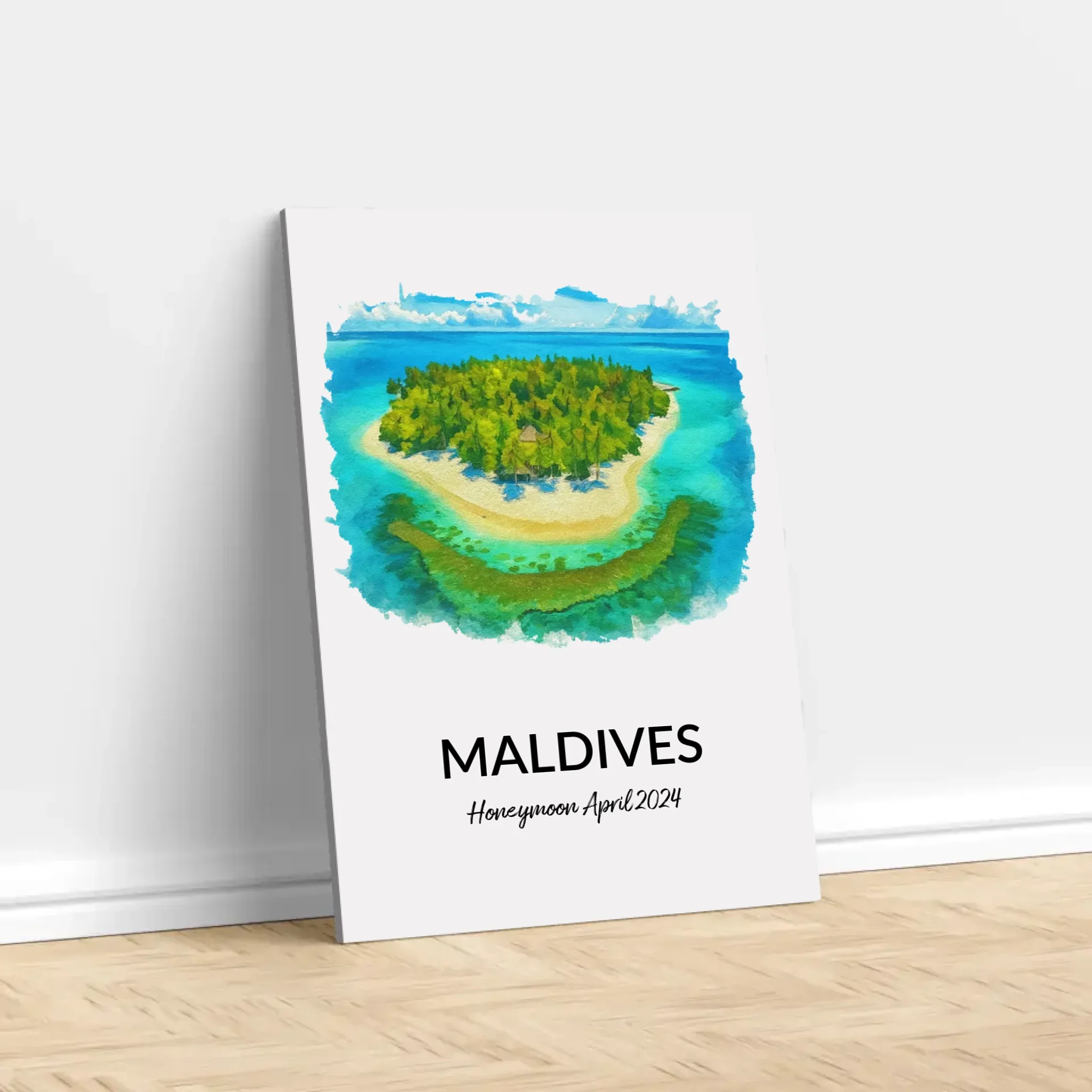 Personalized Canvas "Personalized vacation print" - Image 2