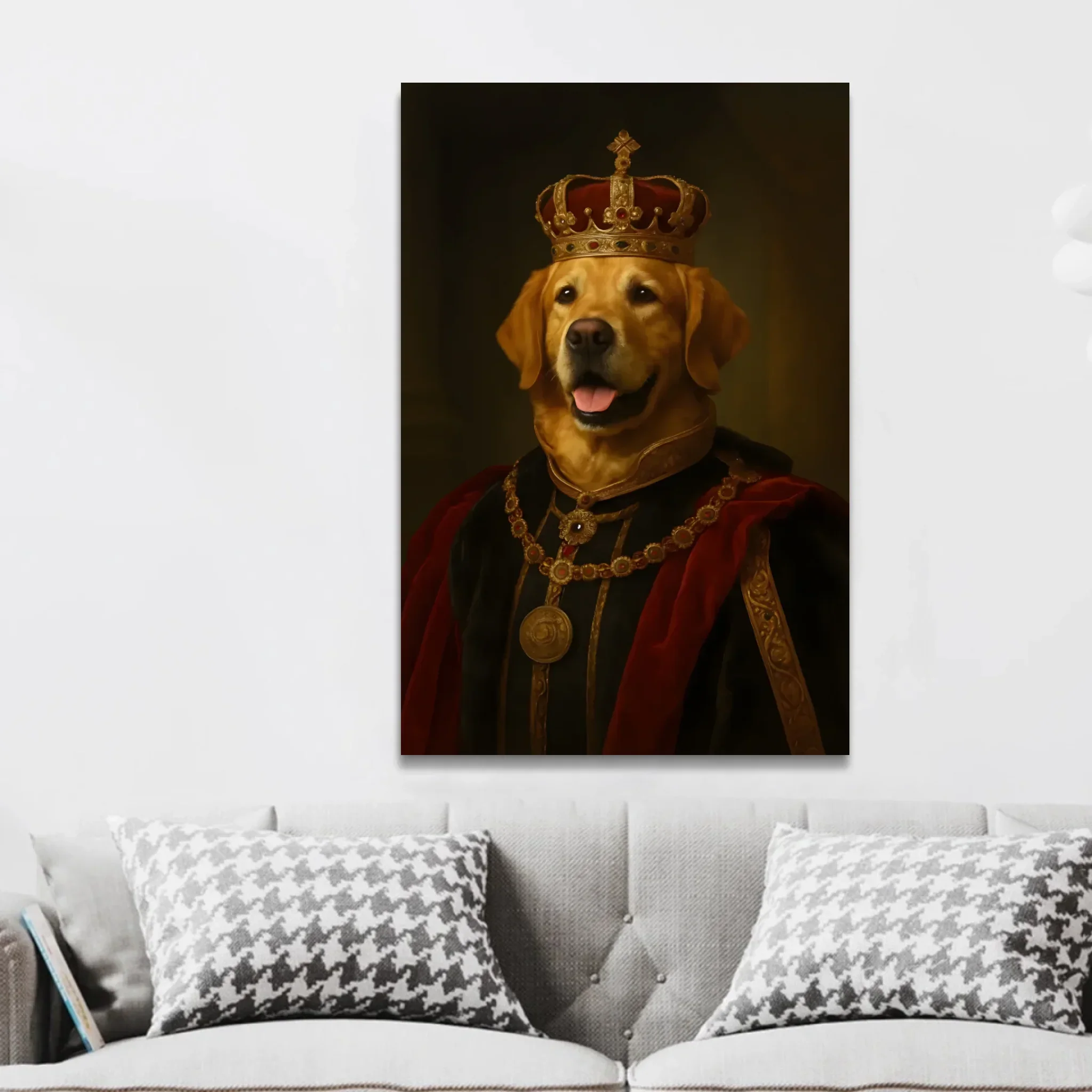 Personalized Canvas – Royal Pet - Image 3