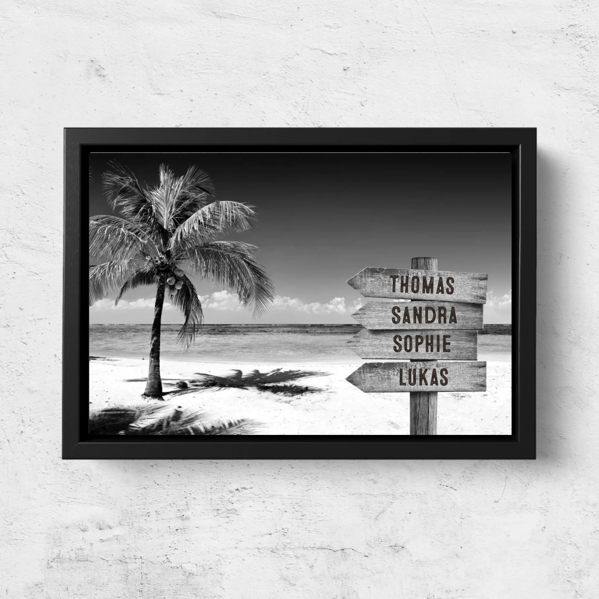 Personalized canvas “Signpost at the tropical ocean” - Image 5
