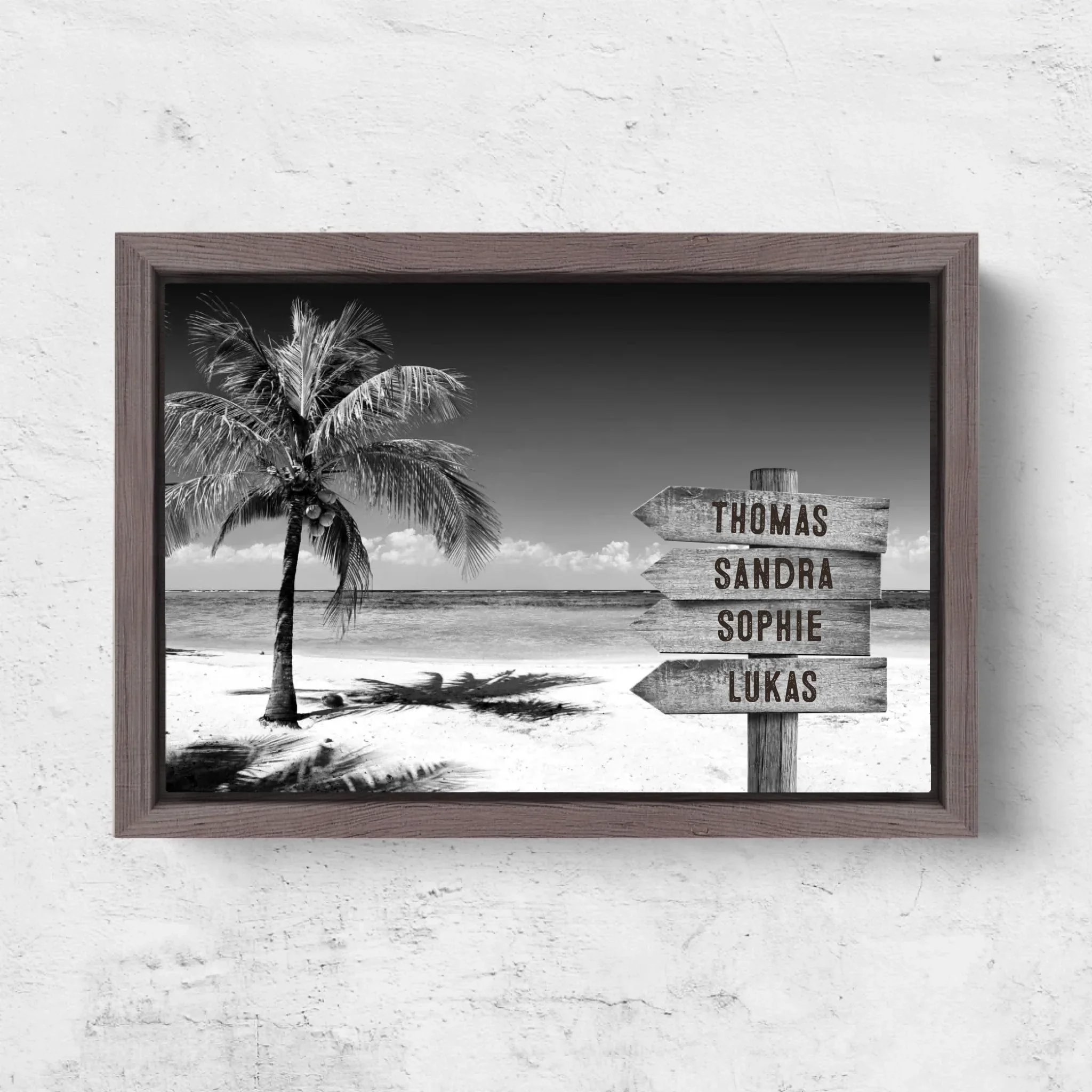 Personalized canvas “Signpost at the tropical ocean” - Image 6