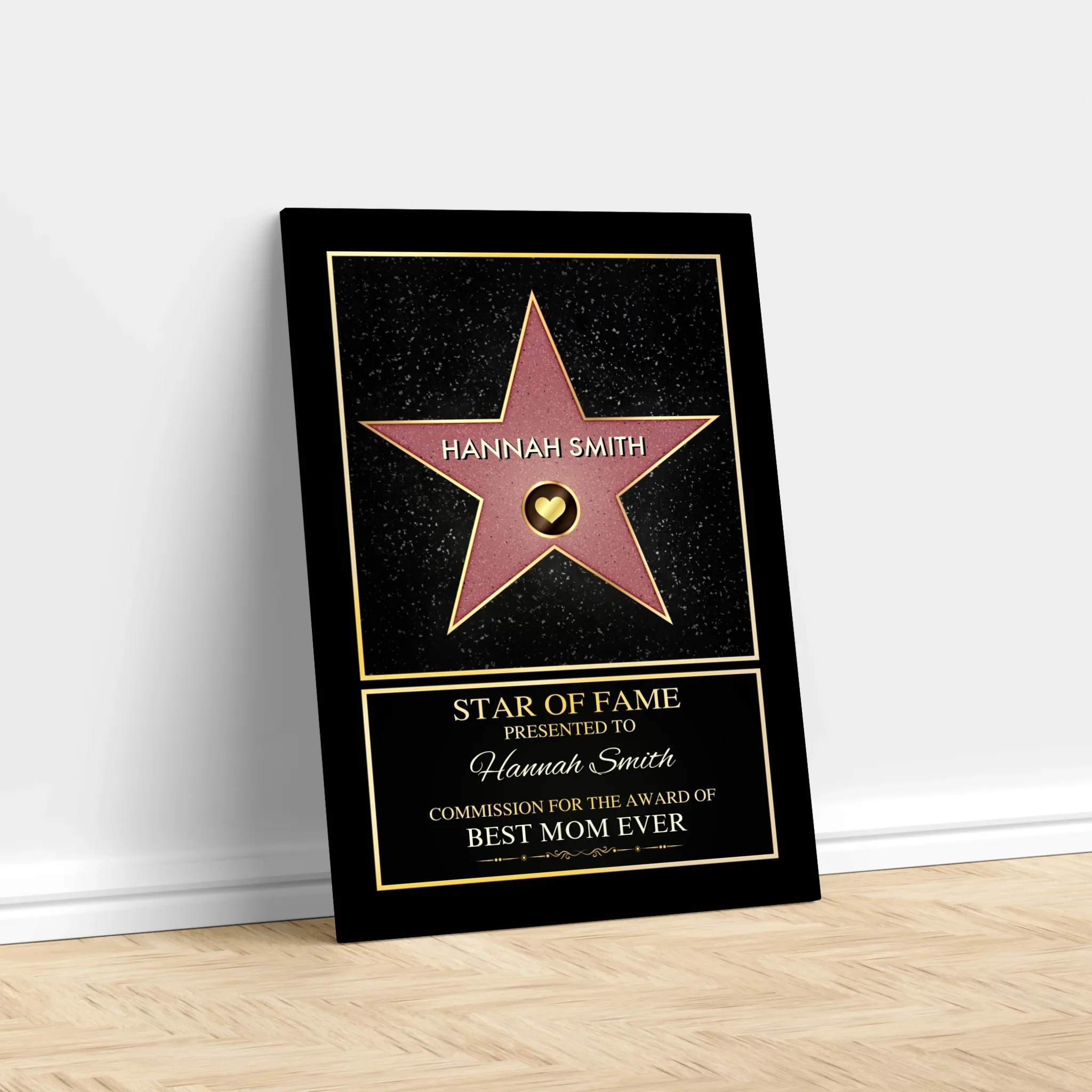 Personalized Canvas "Star of Fame" - Image 2