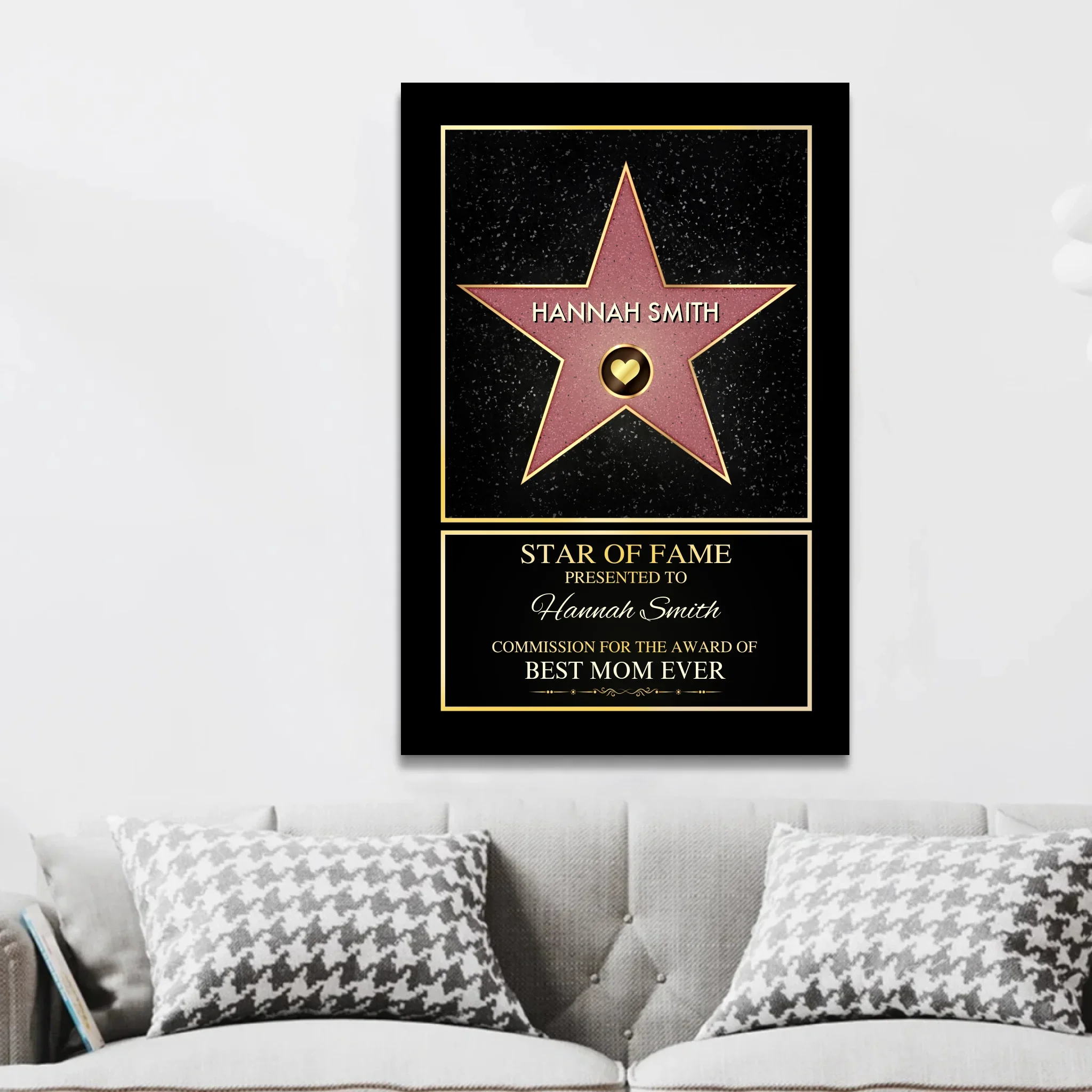 Personalized Canvas "Star of Fame" - Image 3