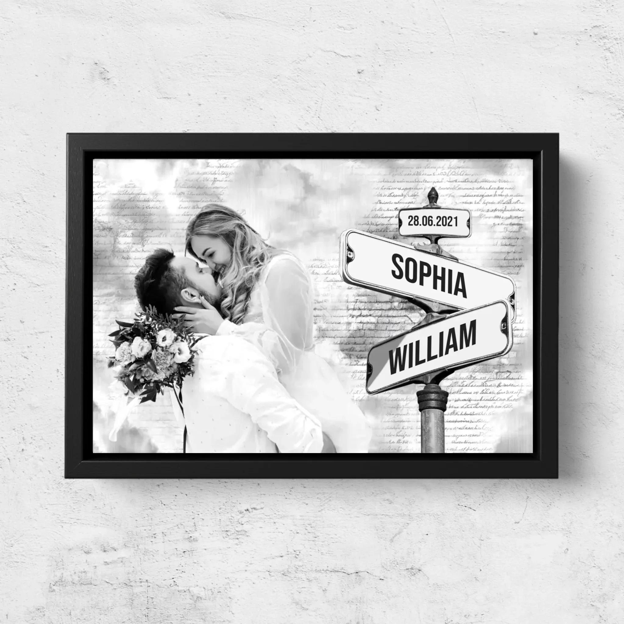 Personalized Canvas “Street sign with custom photo” - Image 5