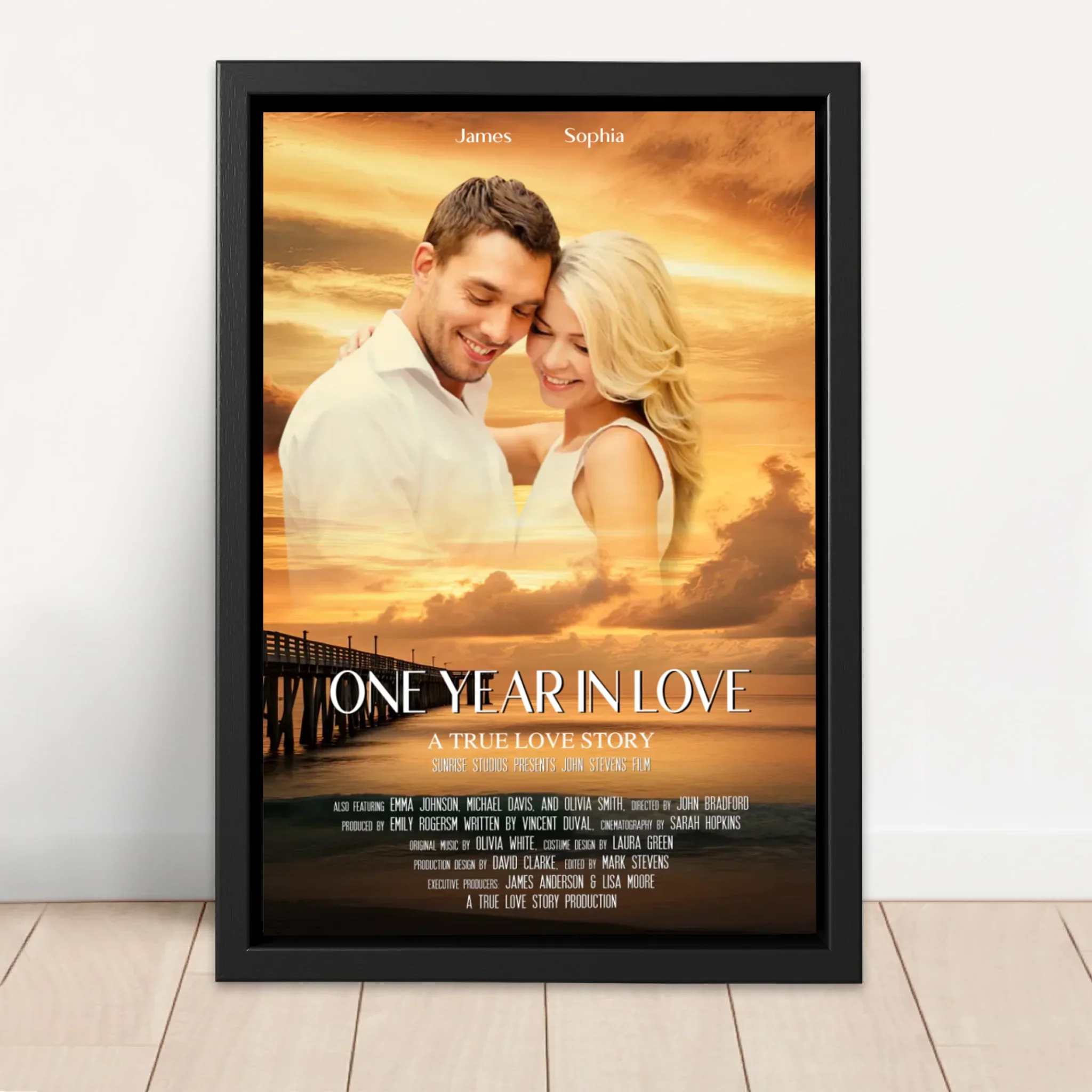 Personalized Canvas "Sunset Movie Cover" - Image 4