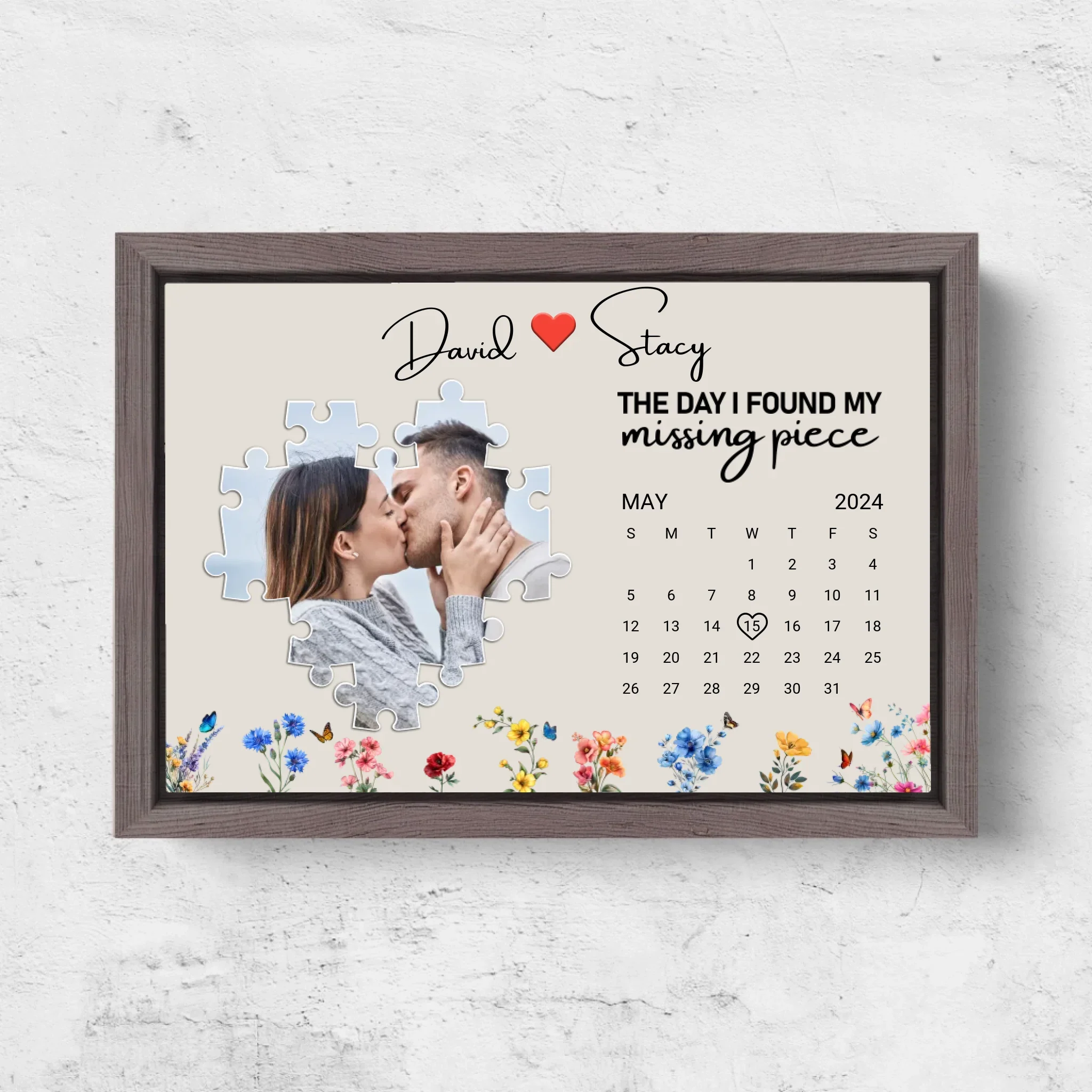 Personalized Canvas “The day I found my missing peace” - Image 6