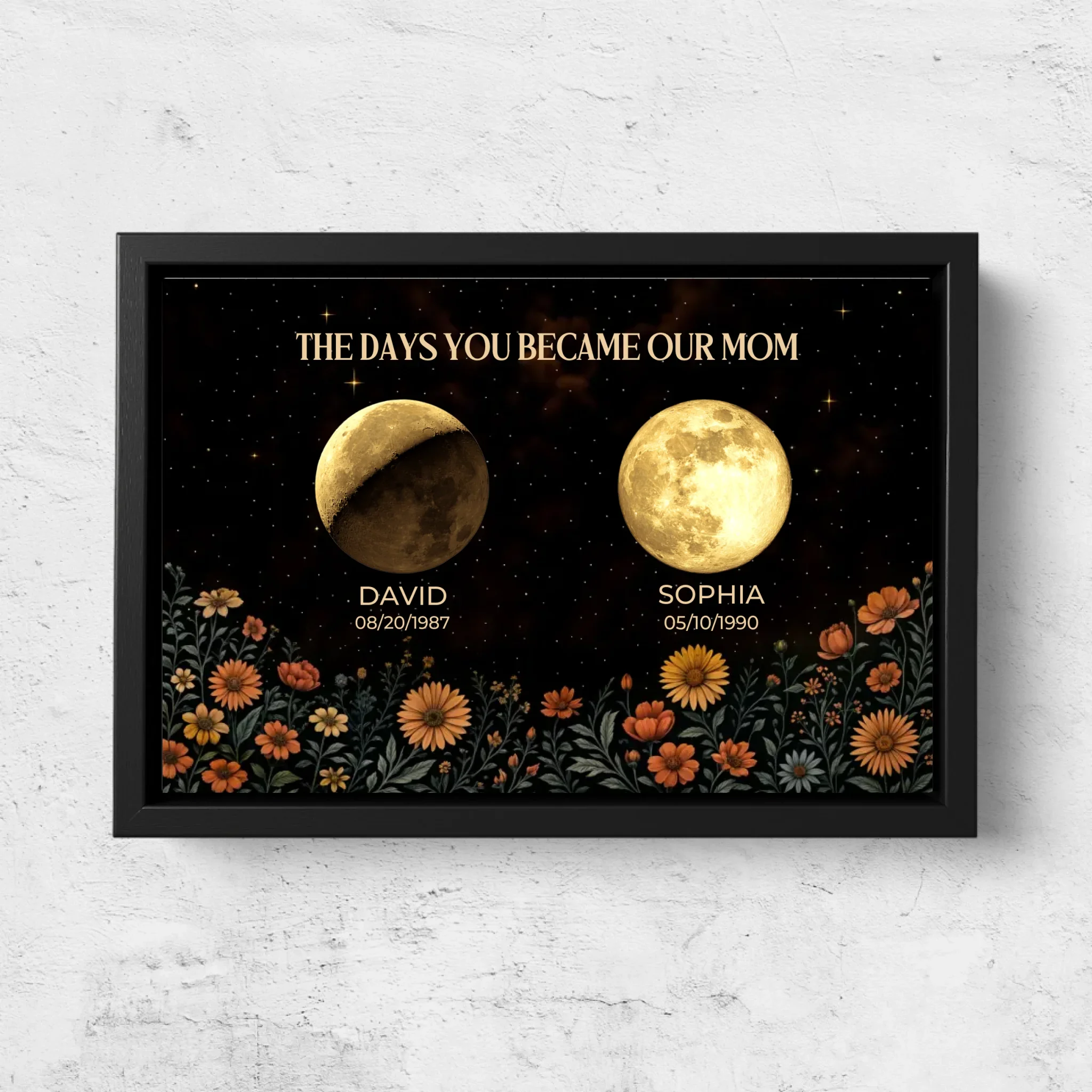 Personalized Canvas “The Days You Became A Mom" - Image 5