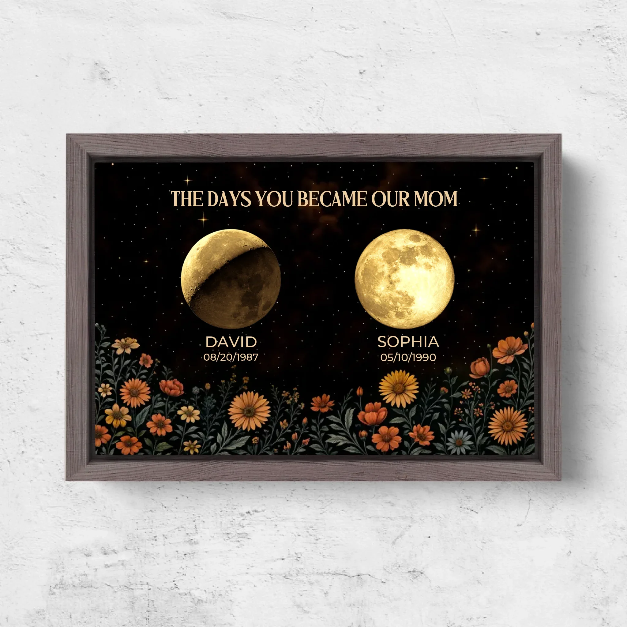 Personalized Canvas “The Days You Became A Mom" - Image 6