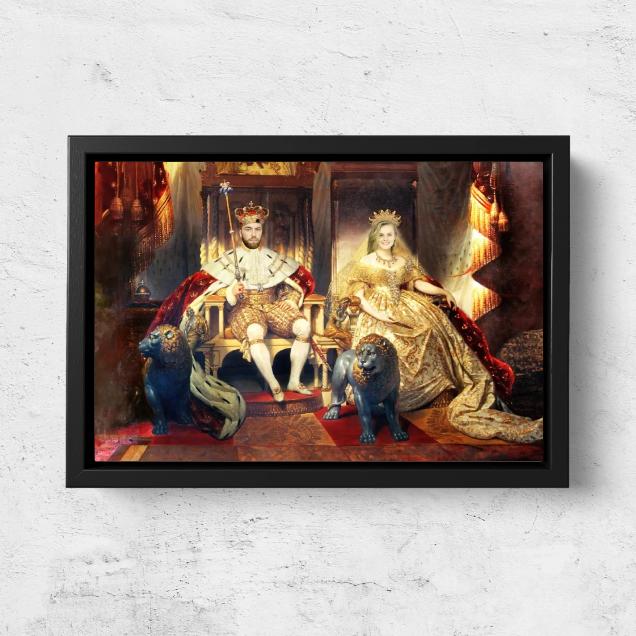 Personalized Canvas – The King And Queen - Image 5