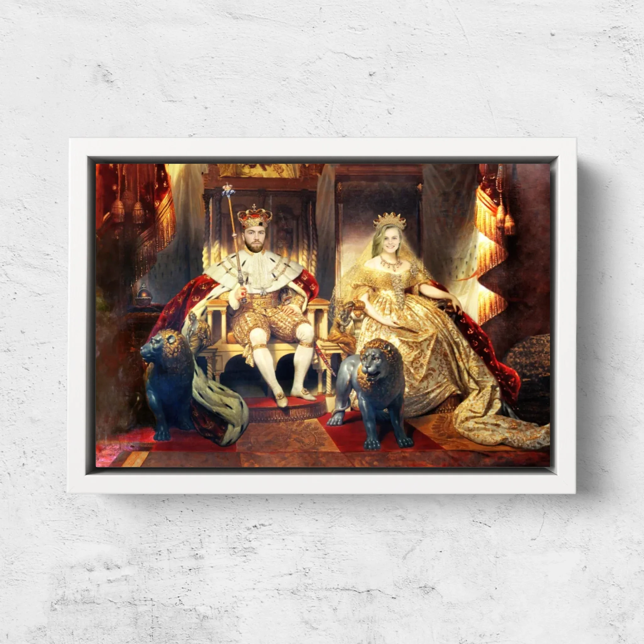 Personalized Canvas – The King And Queen - Image 7