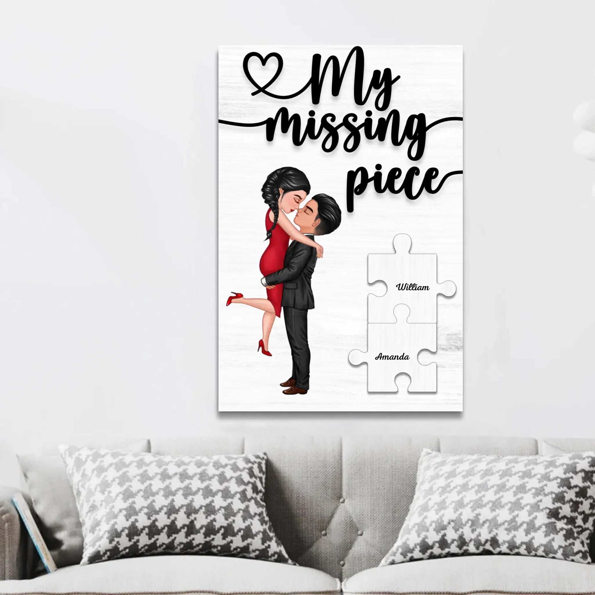 Personalized Canvas “The missing piece” - Image 3