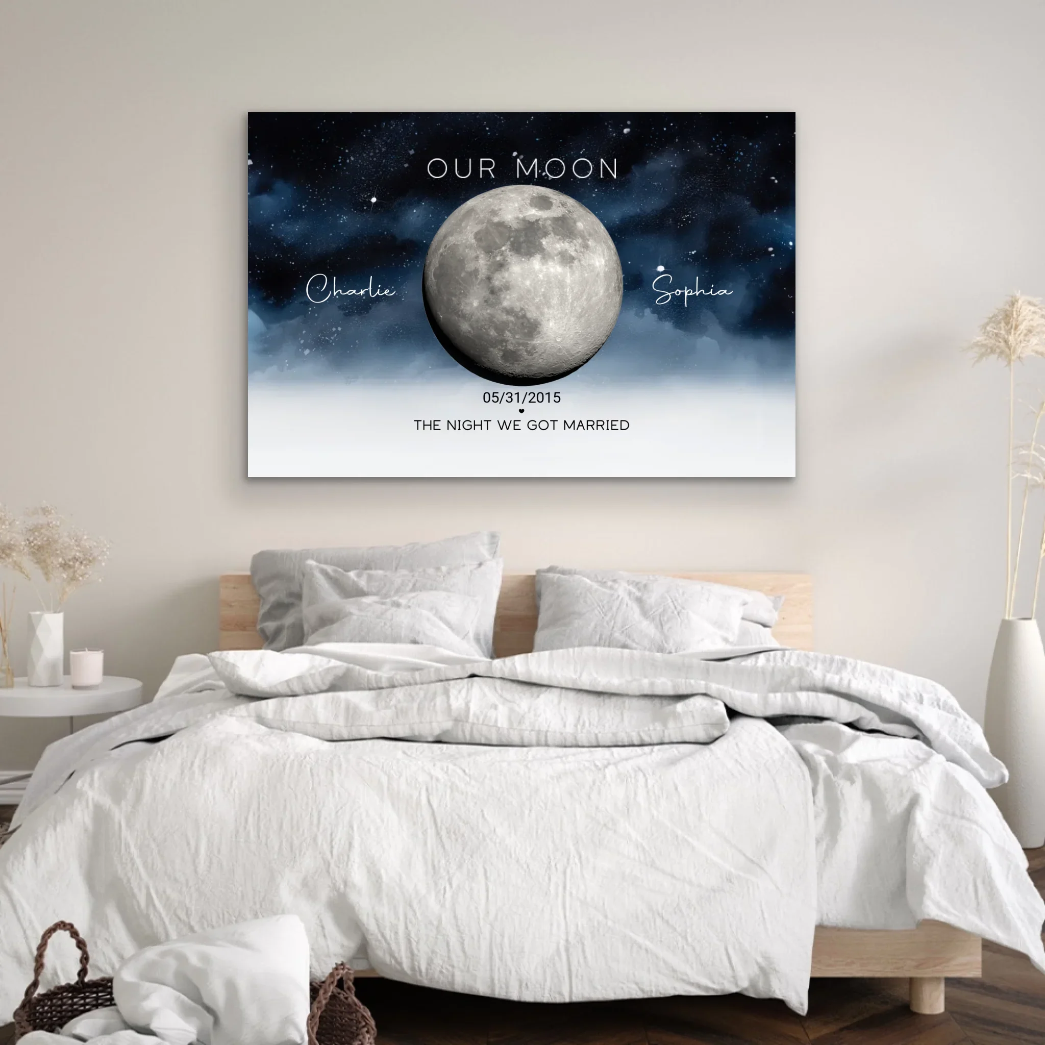 Personalized Canvas “The Night We Got Married” - Image 3