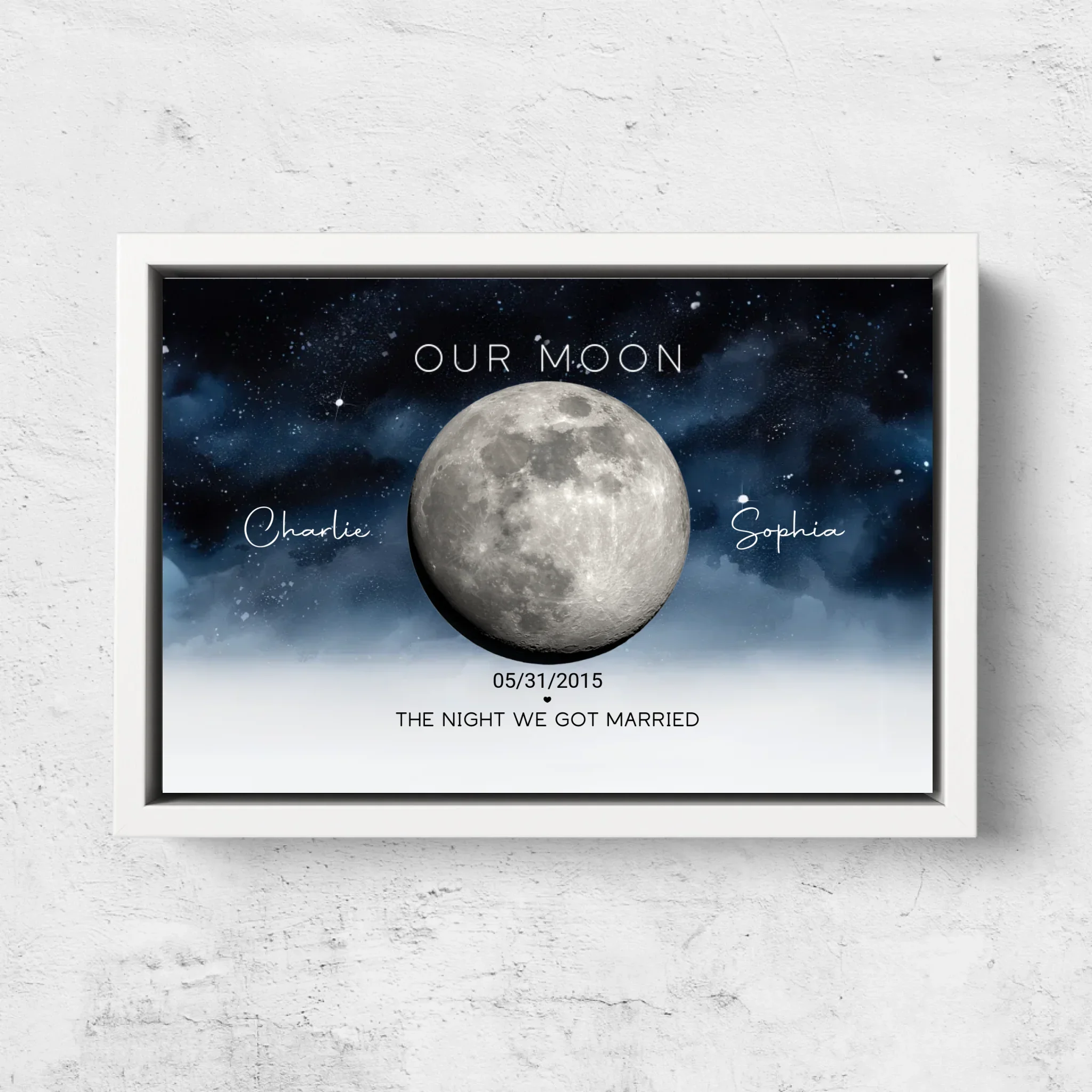 Personalized Canvas “The Night We Got Married” - Image 7