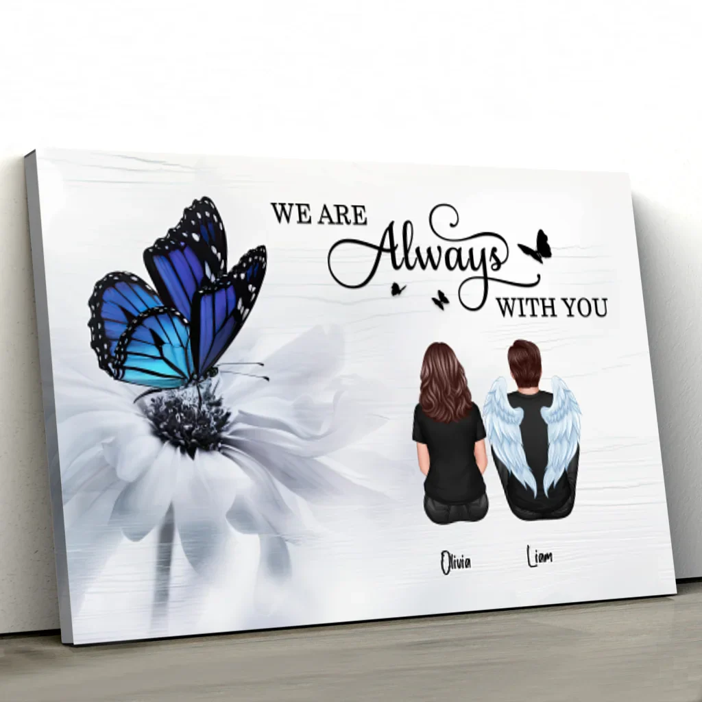 Personalized Canvas “We are always with you” - Image 2