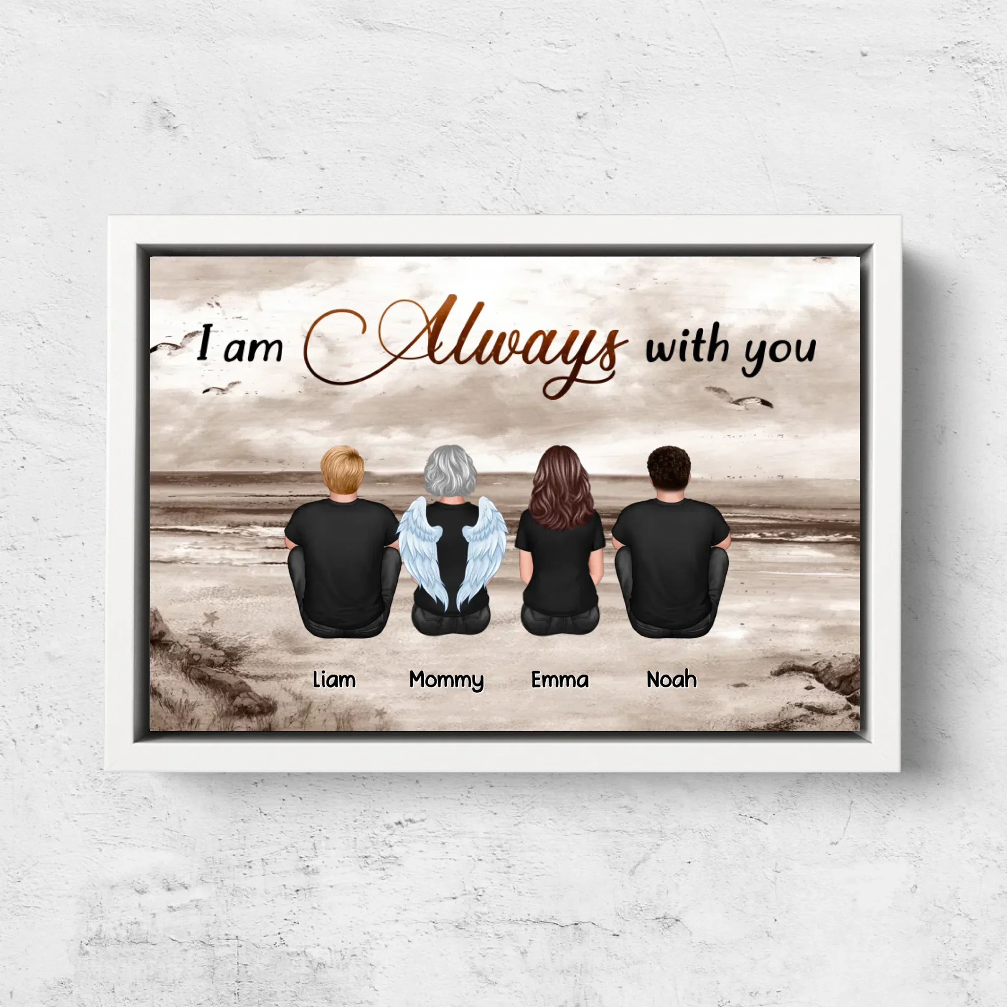 Personalized Canvas "We are always with you – lost family member" - Image 7