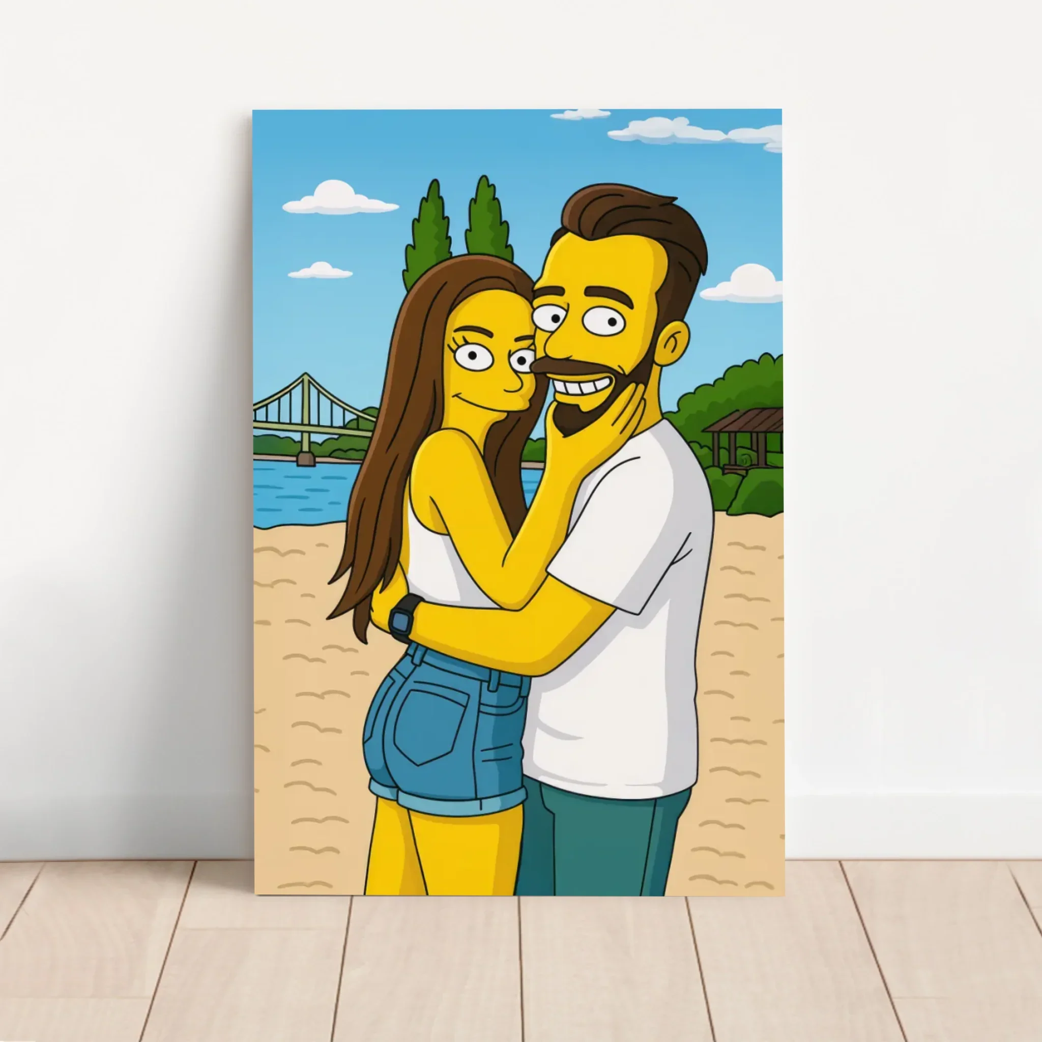 Personalized Canvas – Yellow Cartoon Style