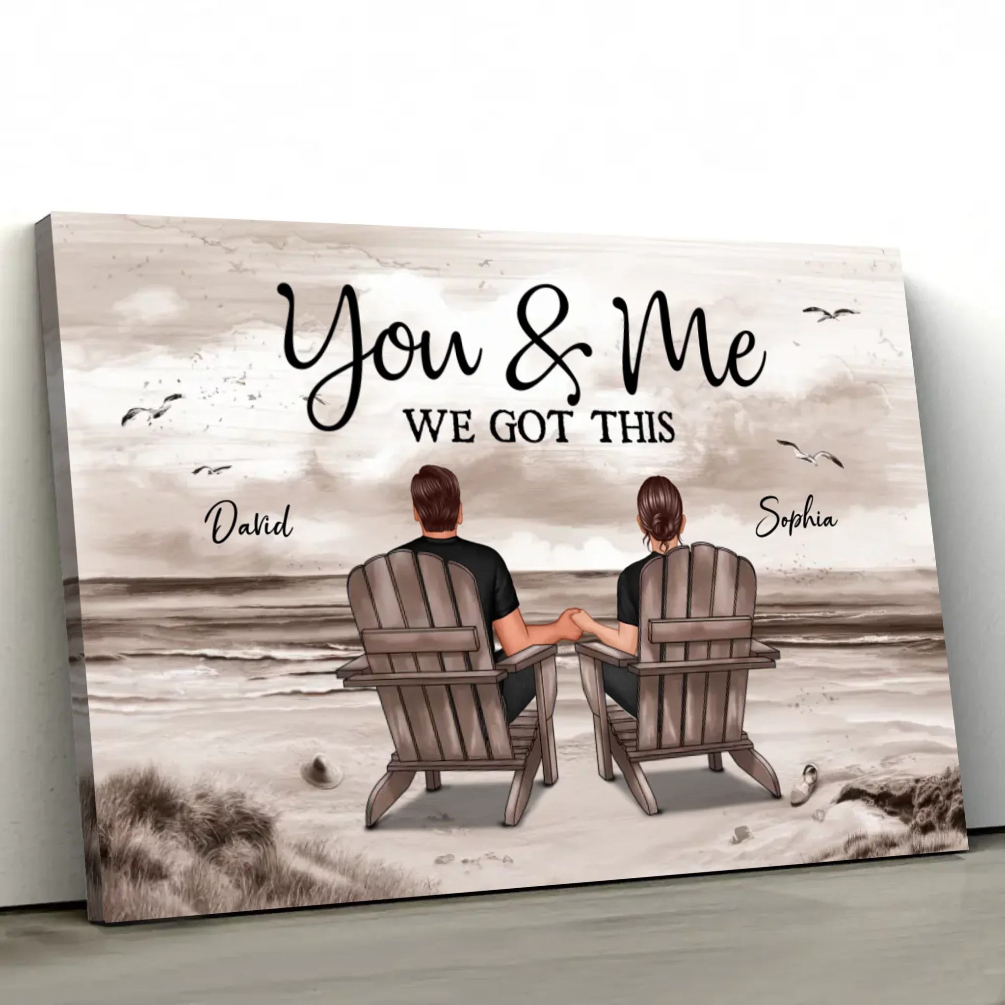 Personalized Canvas "You and me, we got this" - Image 2