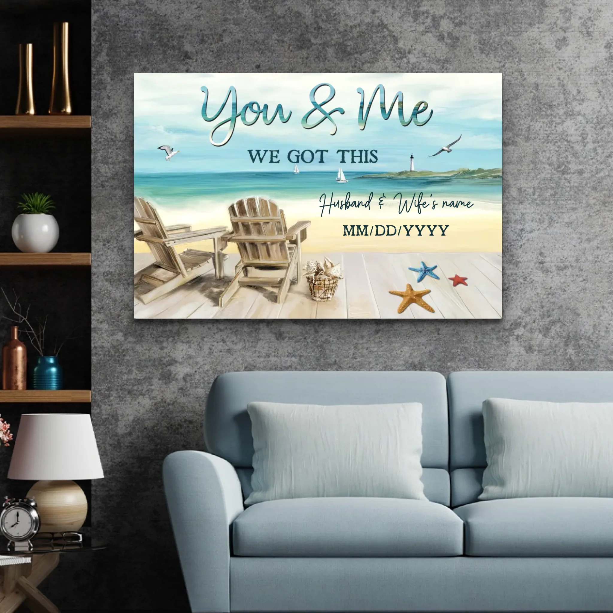 Personalized Canvas "You and me, we got this together" - Image 4