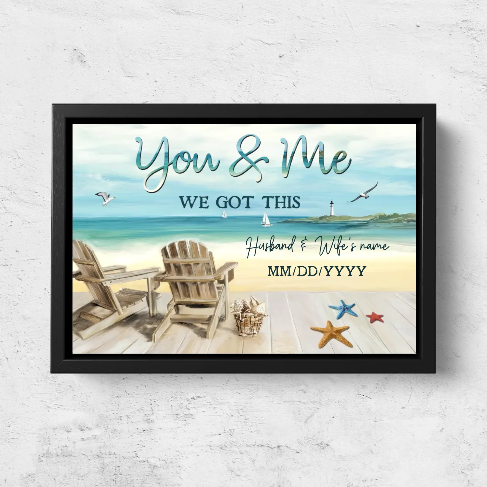 Personalized Canvas "You and me, we got this together" - Image 5