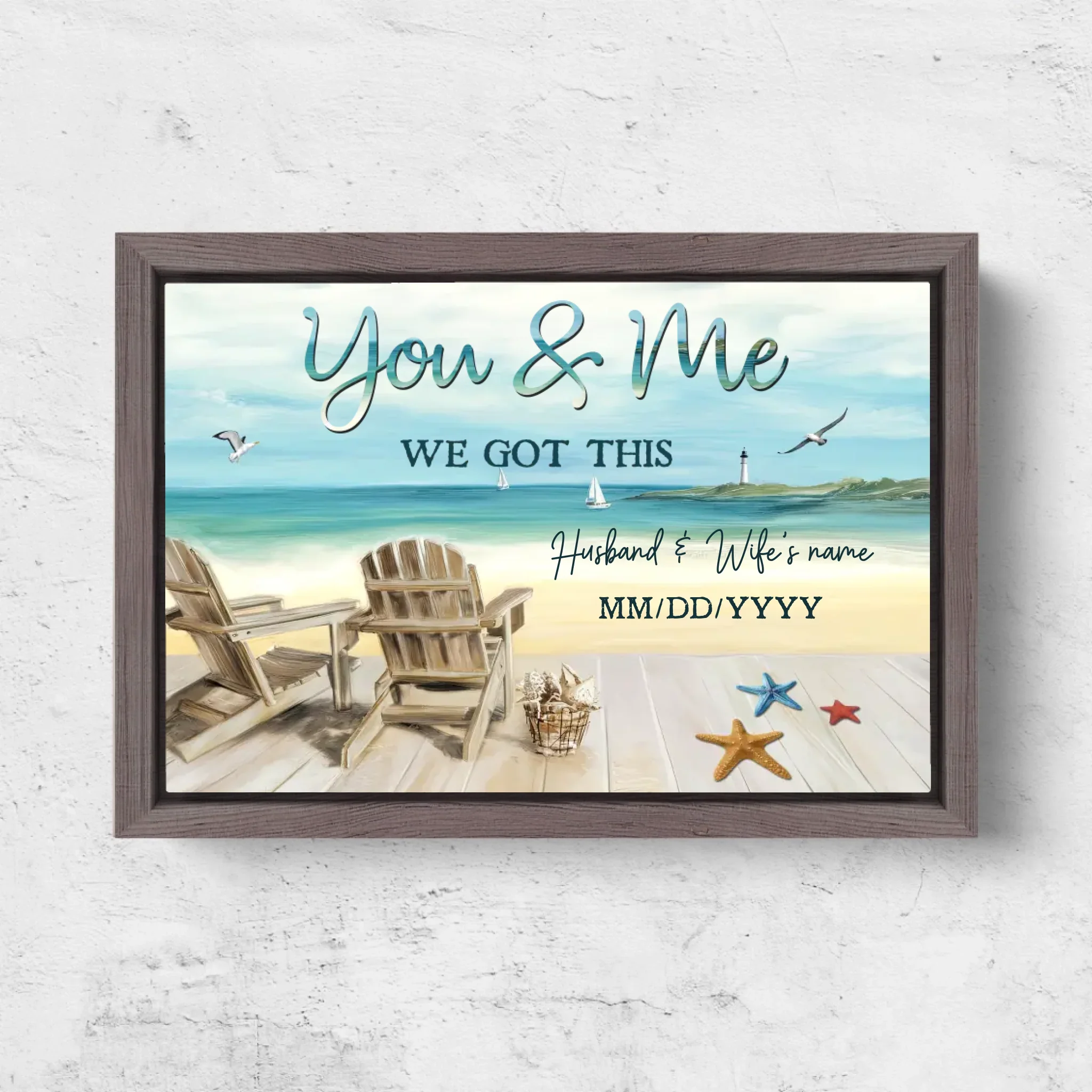Personalized Canvas "You and me, we got this together" - Image 6