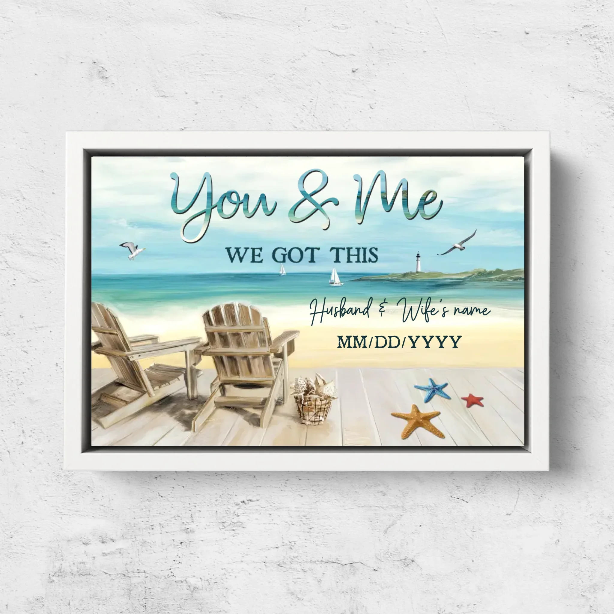 Personalized Canvas "You and me, we got this together" - Image 7