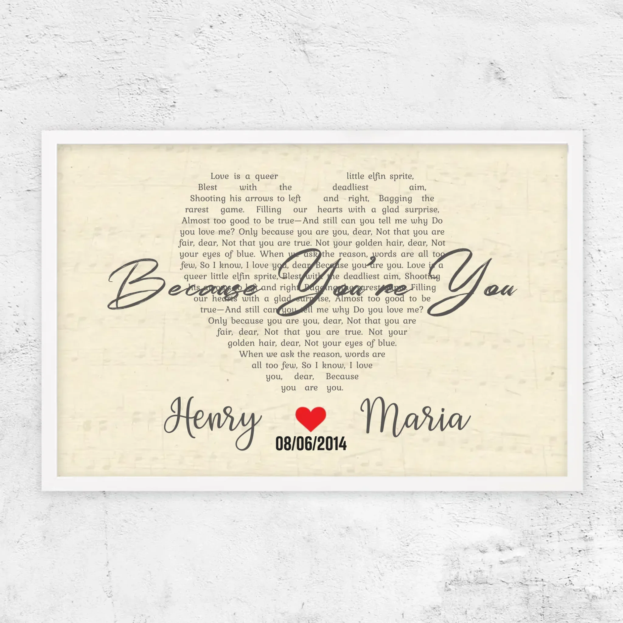 Personalized Poster – Custom Heart-Shaped Song - Image 10