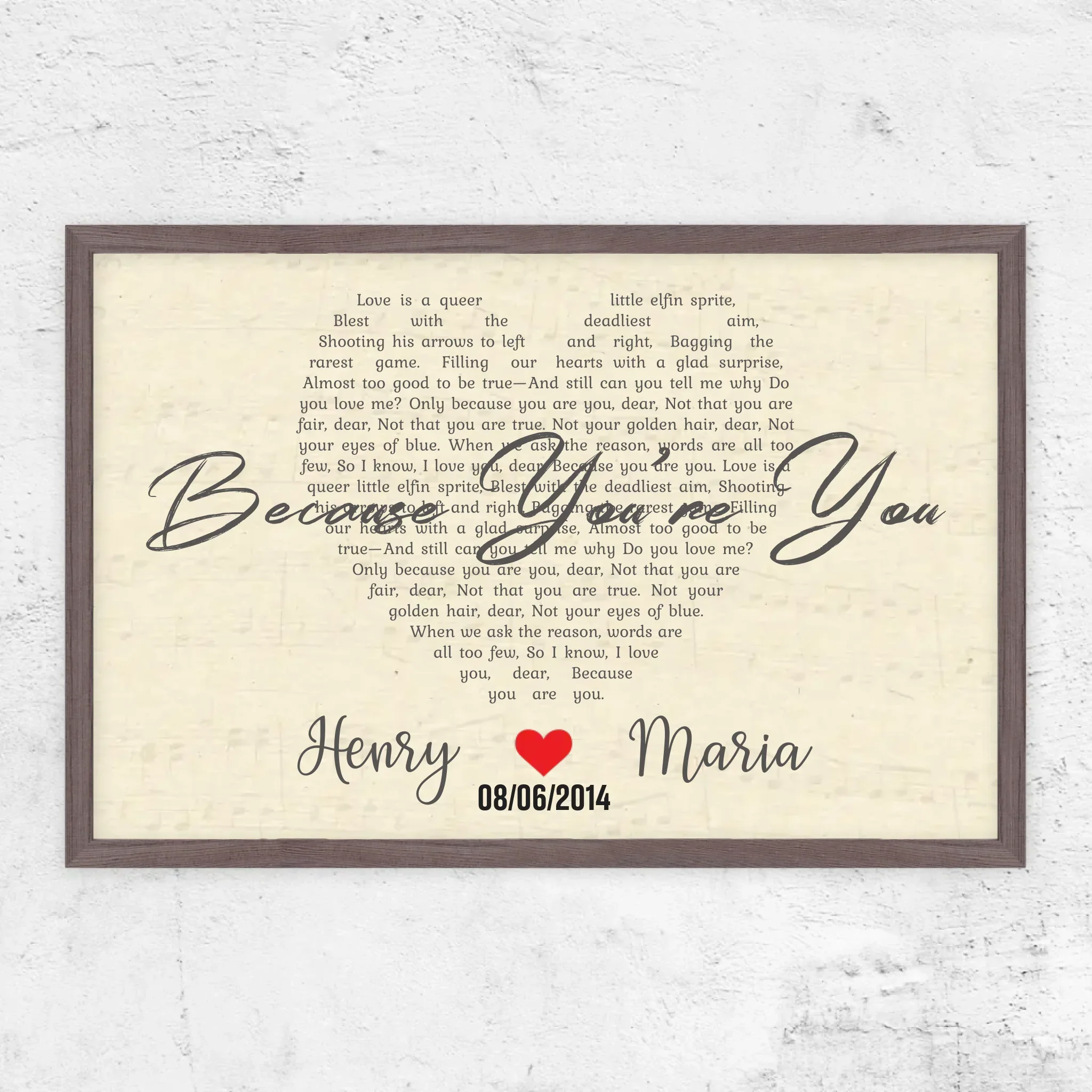 Personalized Poster – Custom Heart-Shaped Song - Image 8