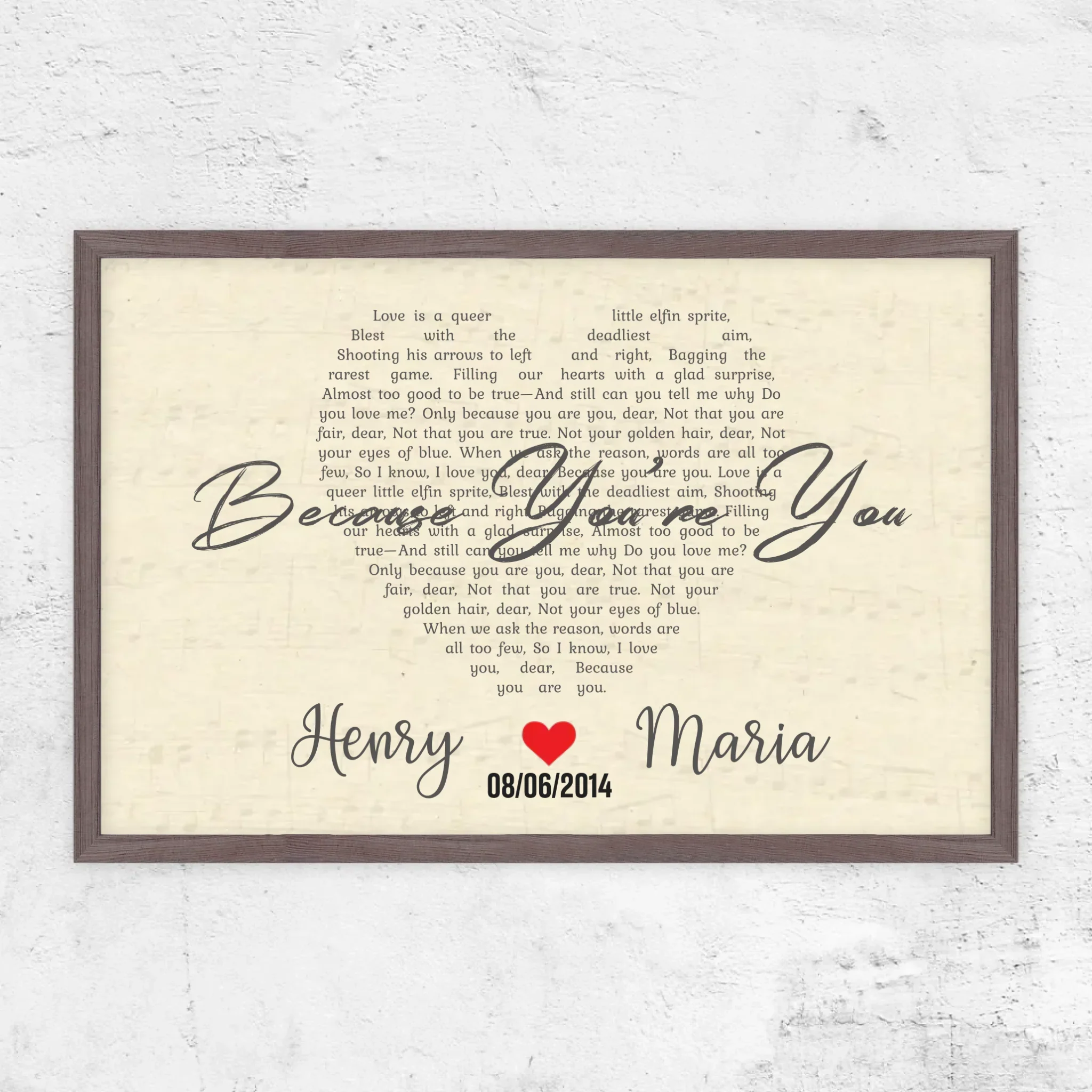 Personalized Poster – Custom Heart-Shaped Song - Image 9