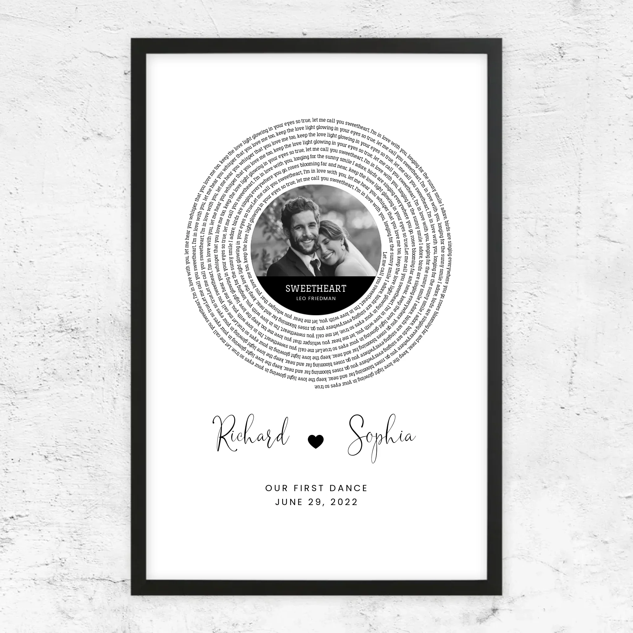 Personalized Poster – Custom Song Lyrics Print - Image 6