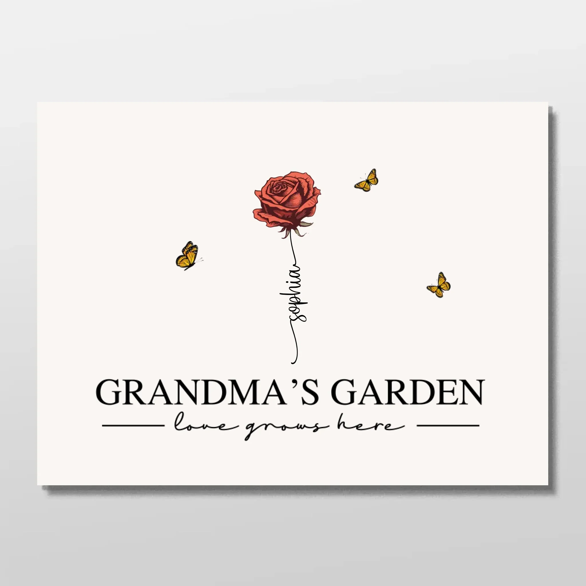 Personalized Poster “Grandma’s Garden“ - Image 3