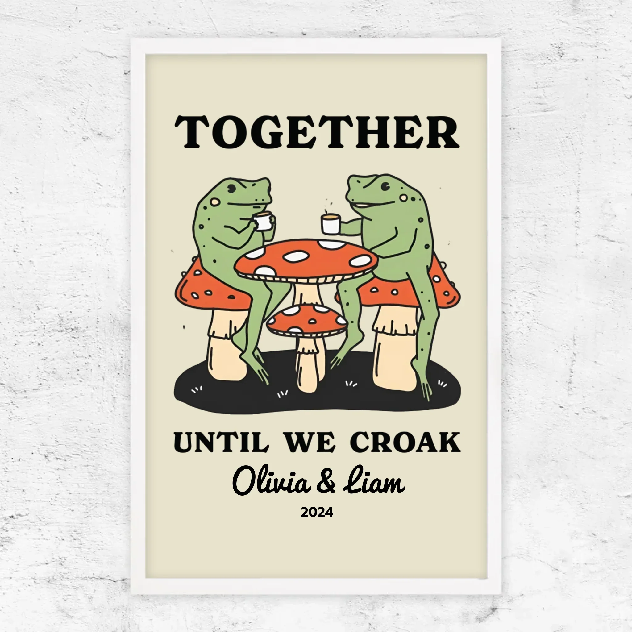 Personalized Poster – Together Until We Croak - Image 10