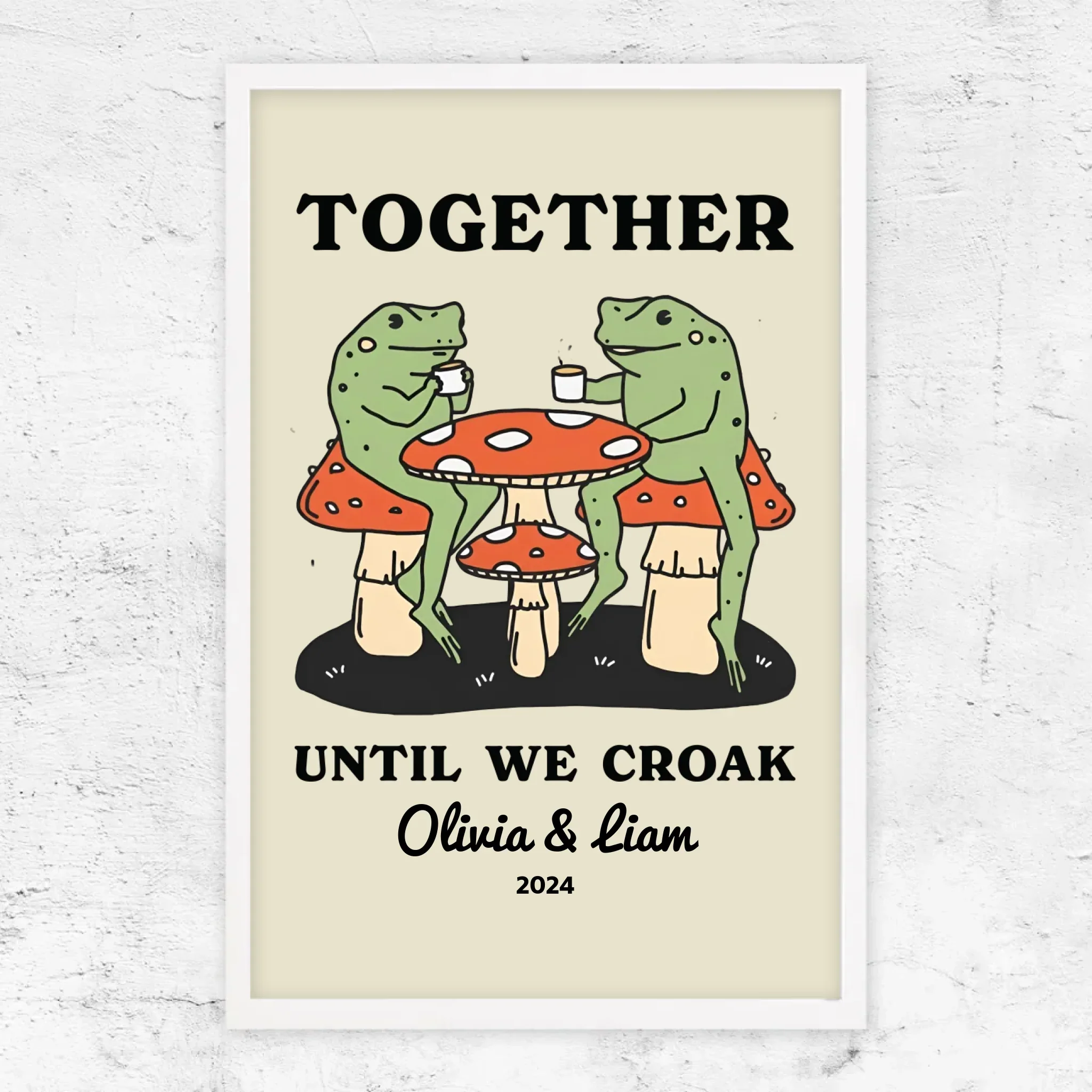 Personalized Poster – Together Until We Croak - Image 11