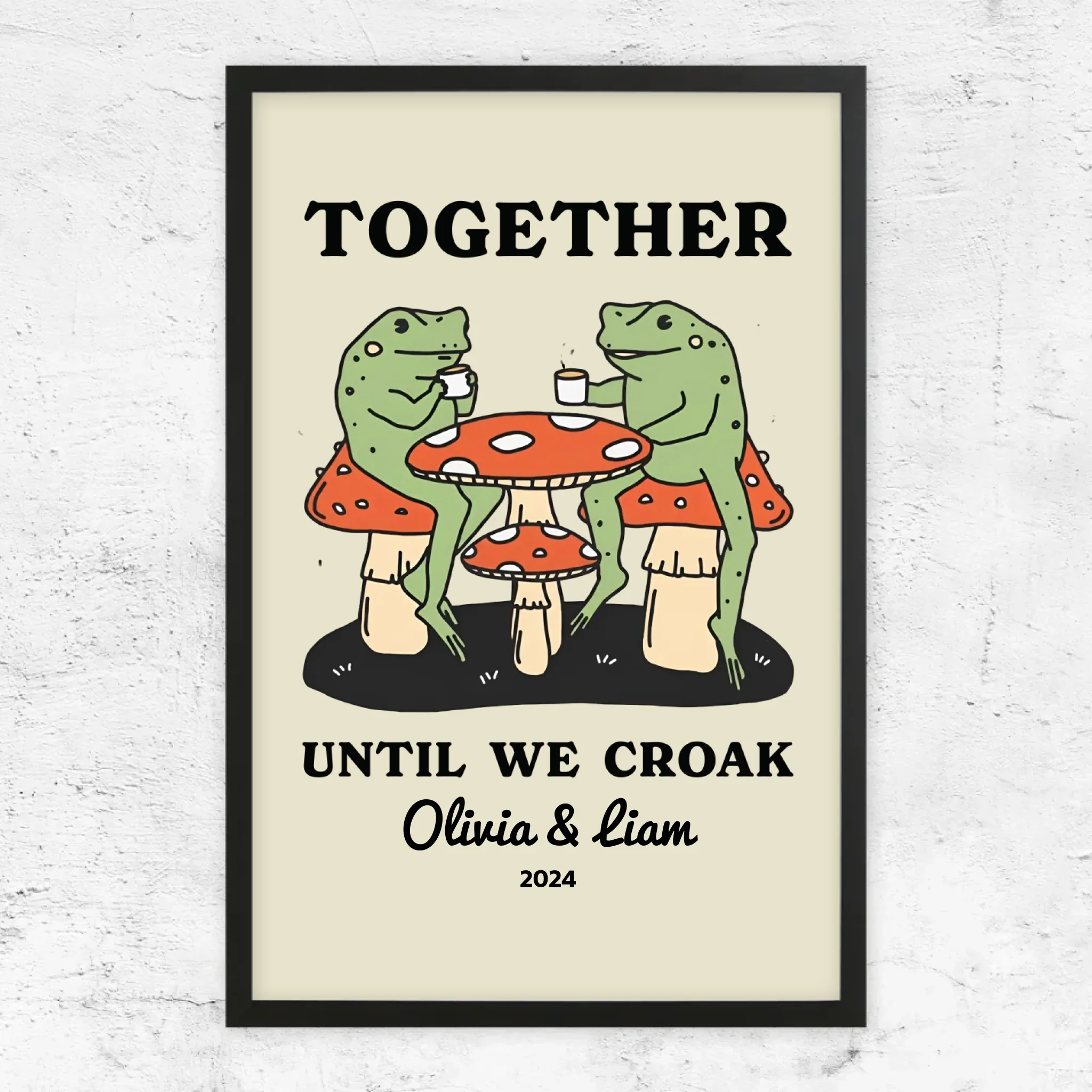 Personalized Poster – Together Until We Croak - Image 6