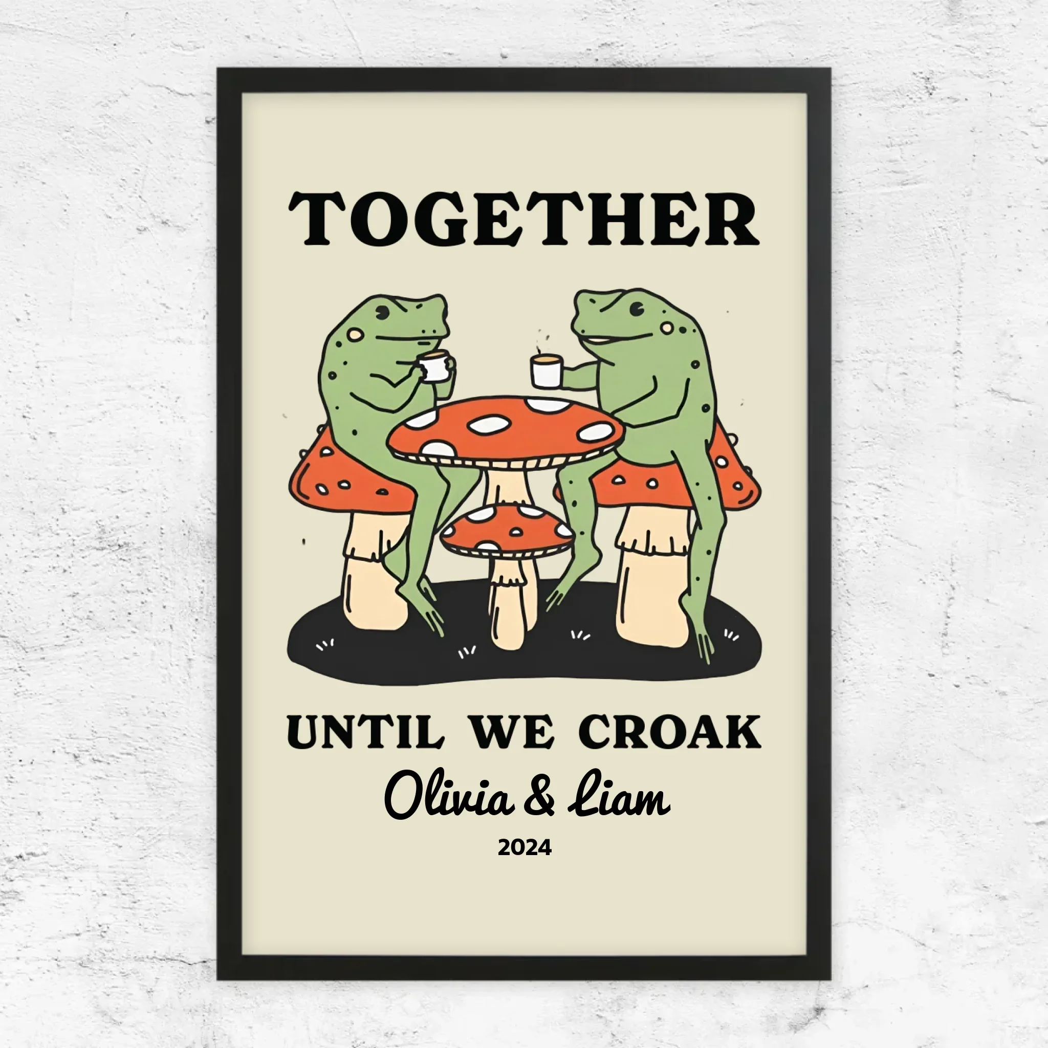 Personalized Poster – Together Until We Croak - Image 7