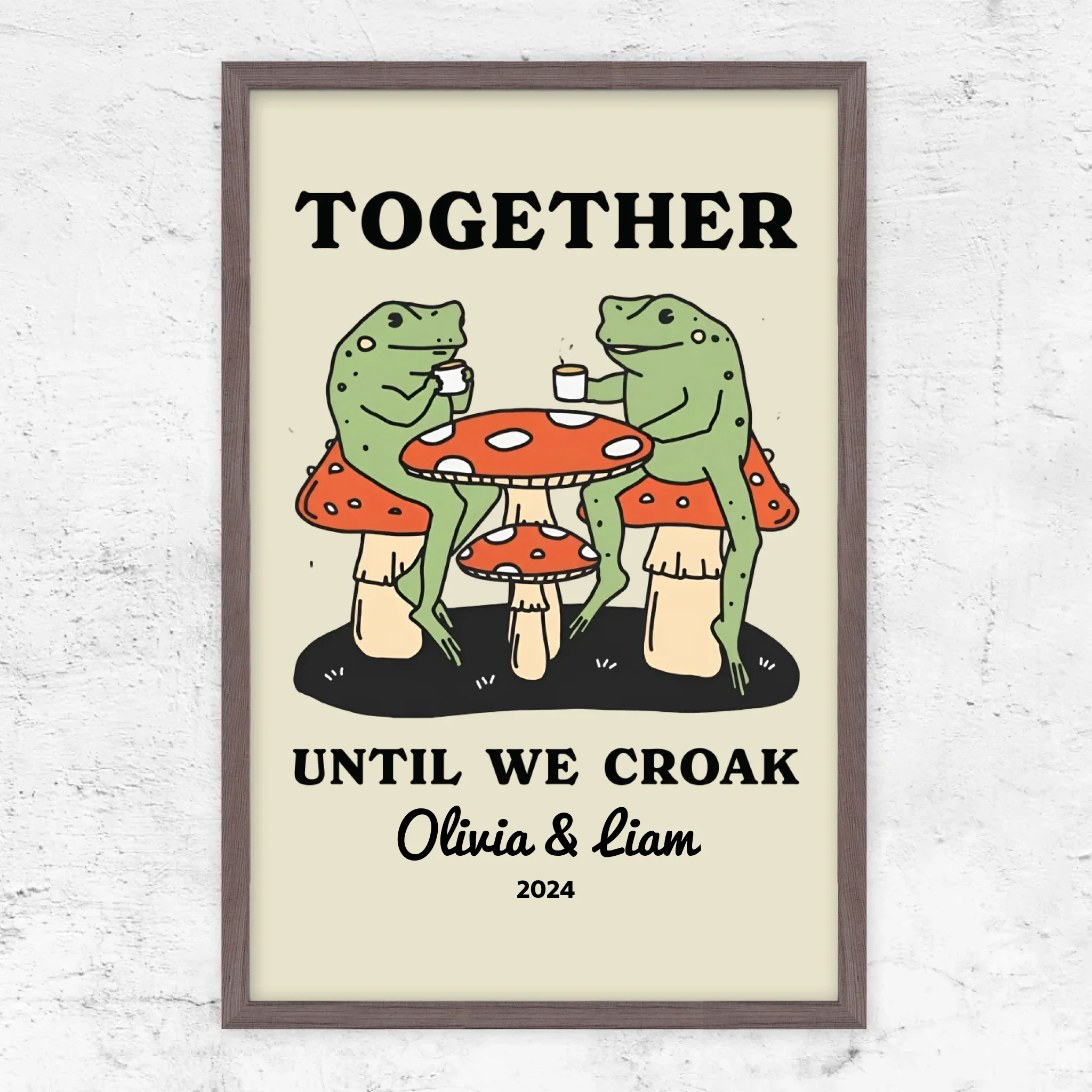 Personalized Poster – Together Until We Croak - Image 8