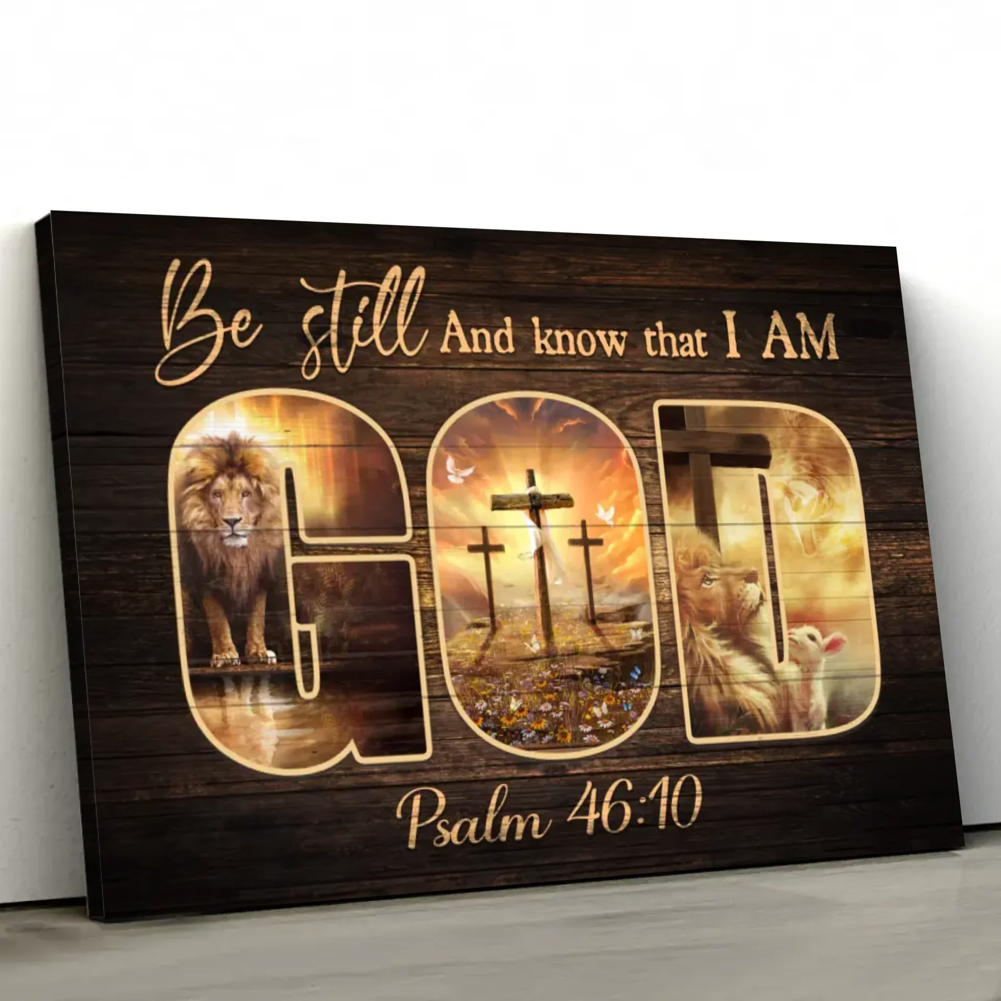 Premium Canvas "Be still and know that I am God" - Image 2