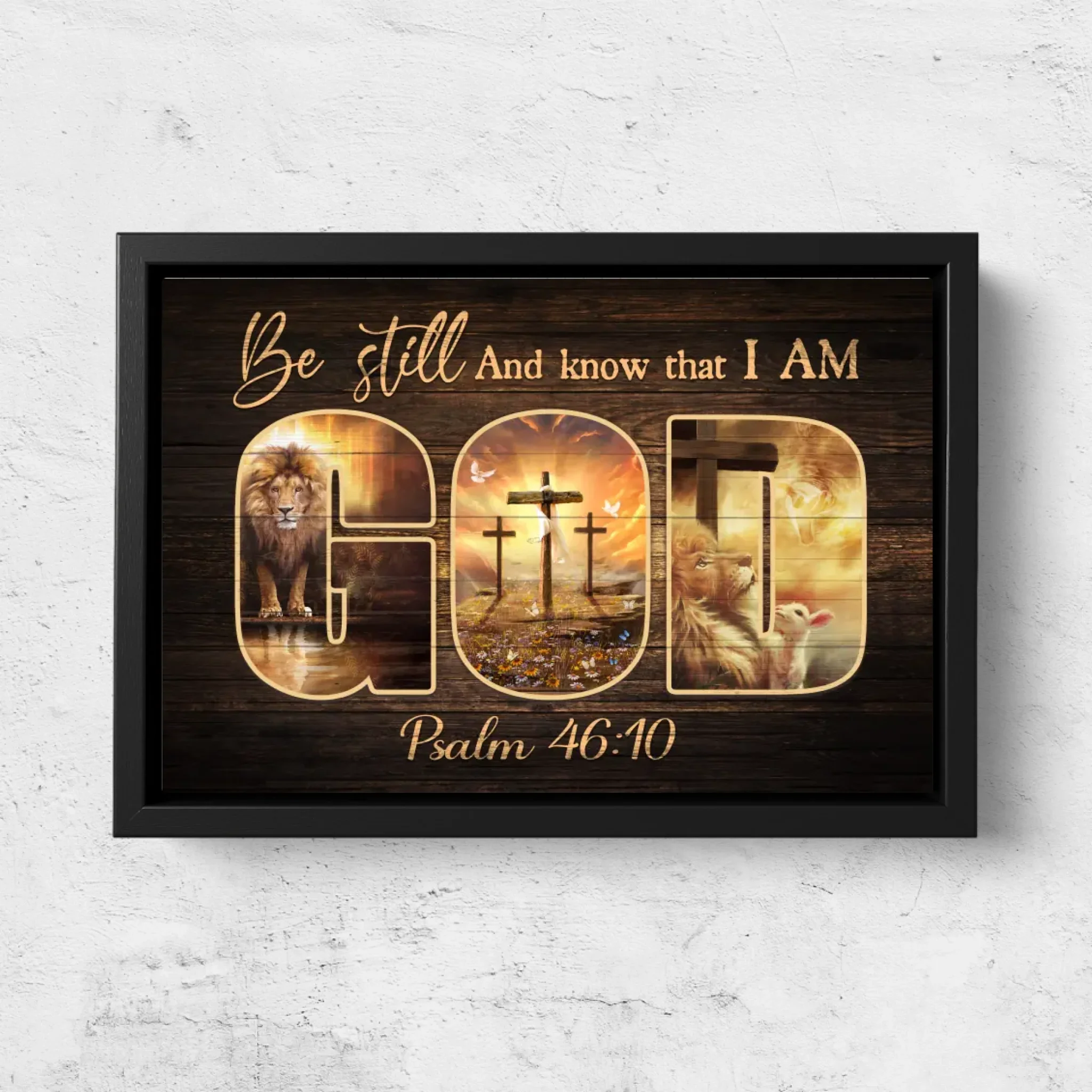 Premium Canvas "Be still and know that I am God" - Image 5