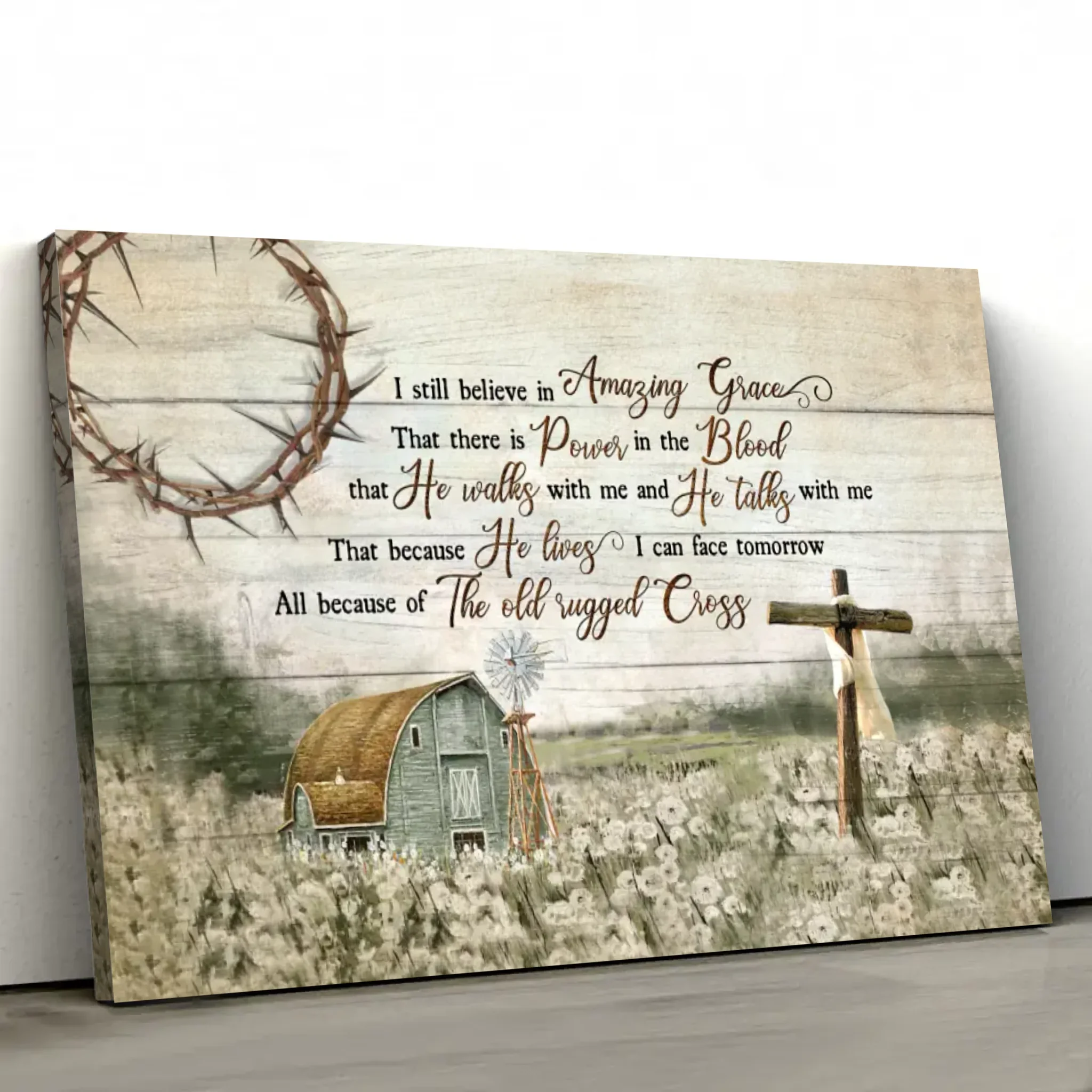 Premium Canvas "I still believe in amazing grace" - Image 2