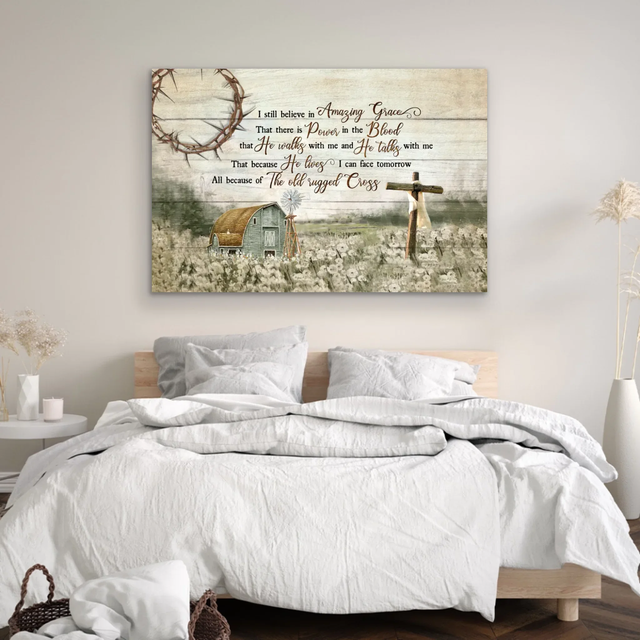 Premium Canvas "I still believe in amazing grace" - Image 3