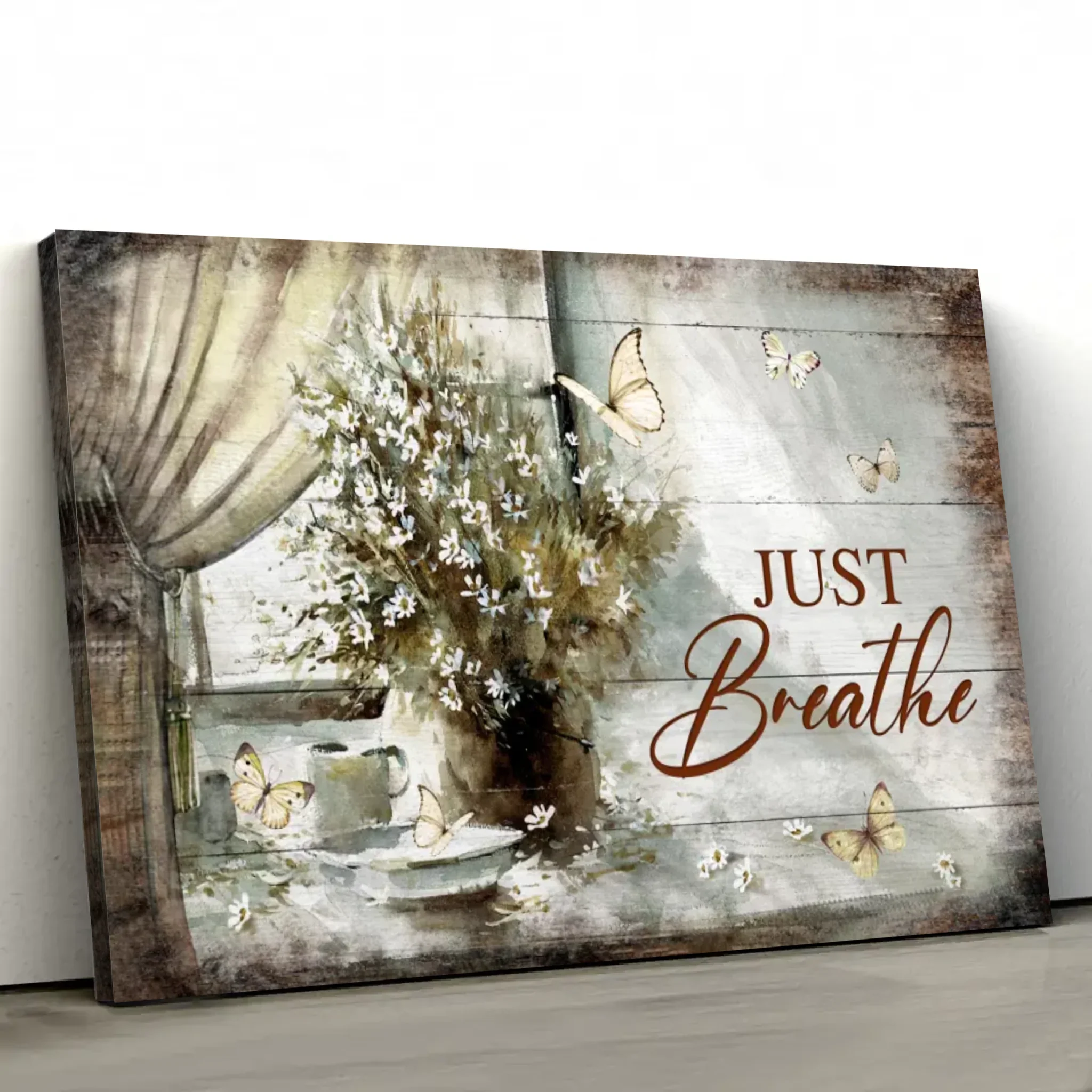 Premium Canvas "Just breathe" - Image 2