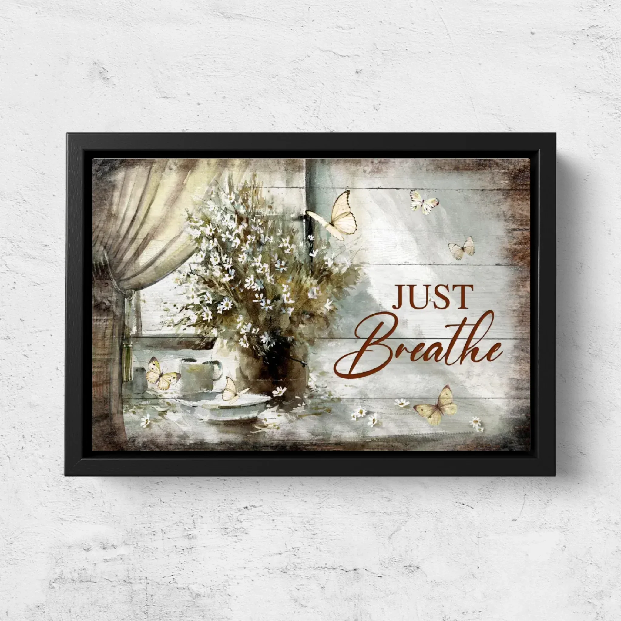 Premium Canvas "Just breathe" - Image 5