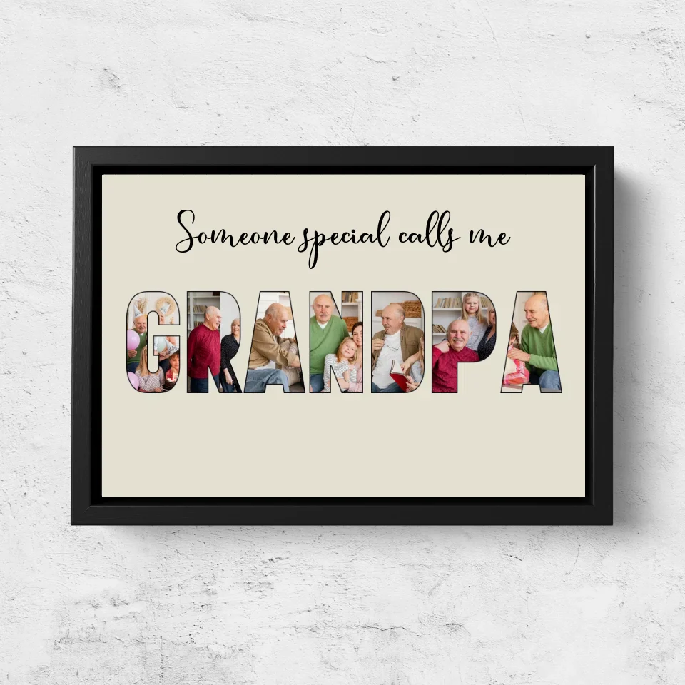 Personalized Canvas "Someone Special Calls Me Grandpa" - Image 5