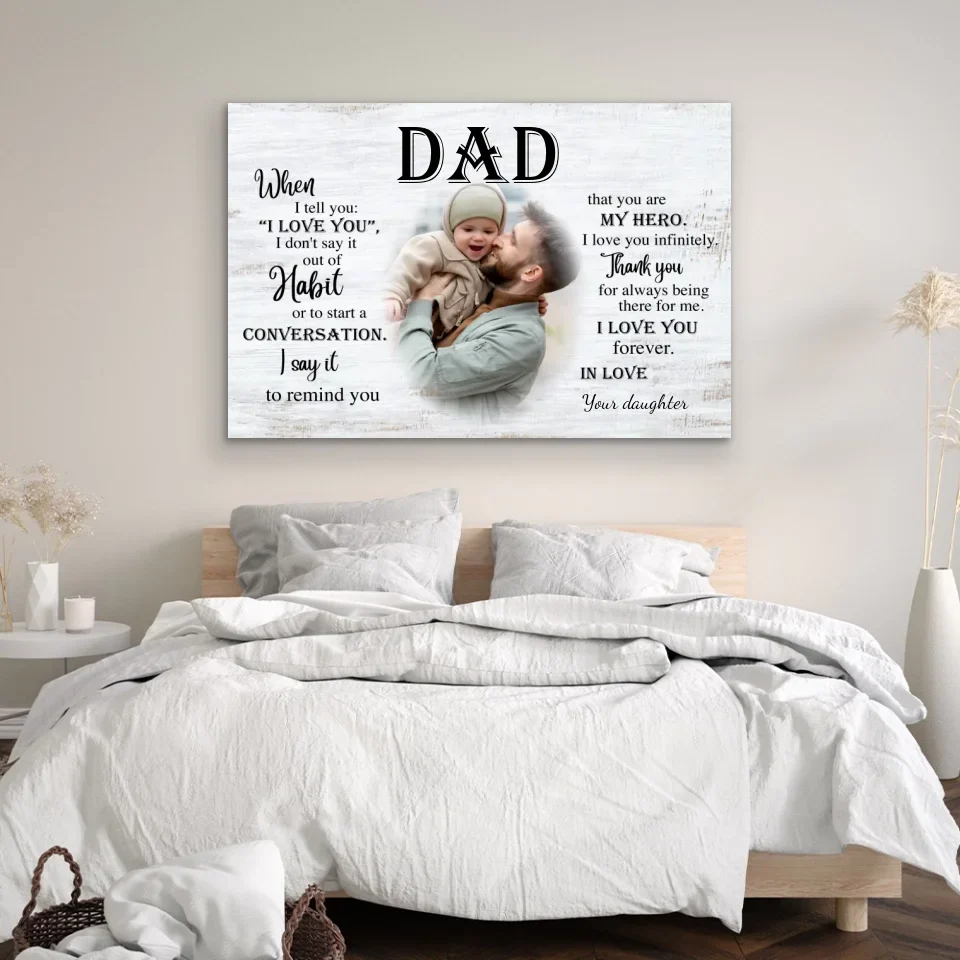 Personalized Canvas "To Dad" - Image 3